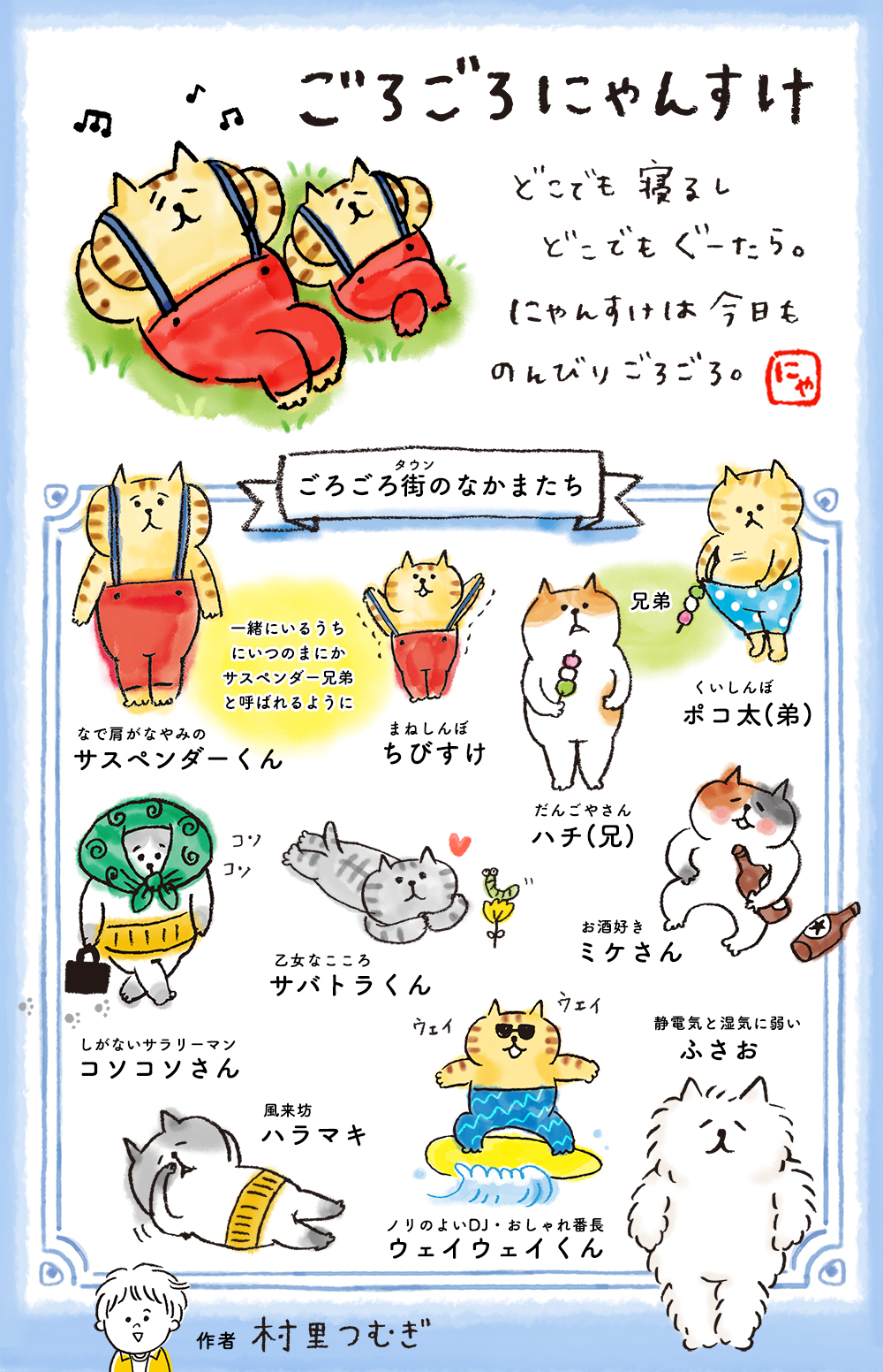 オンラインストア＆催事限定 ポストカード 61858 にゃんすけ10周年