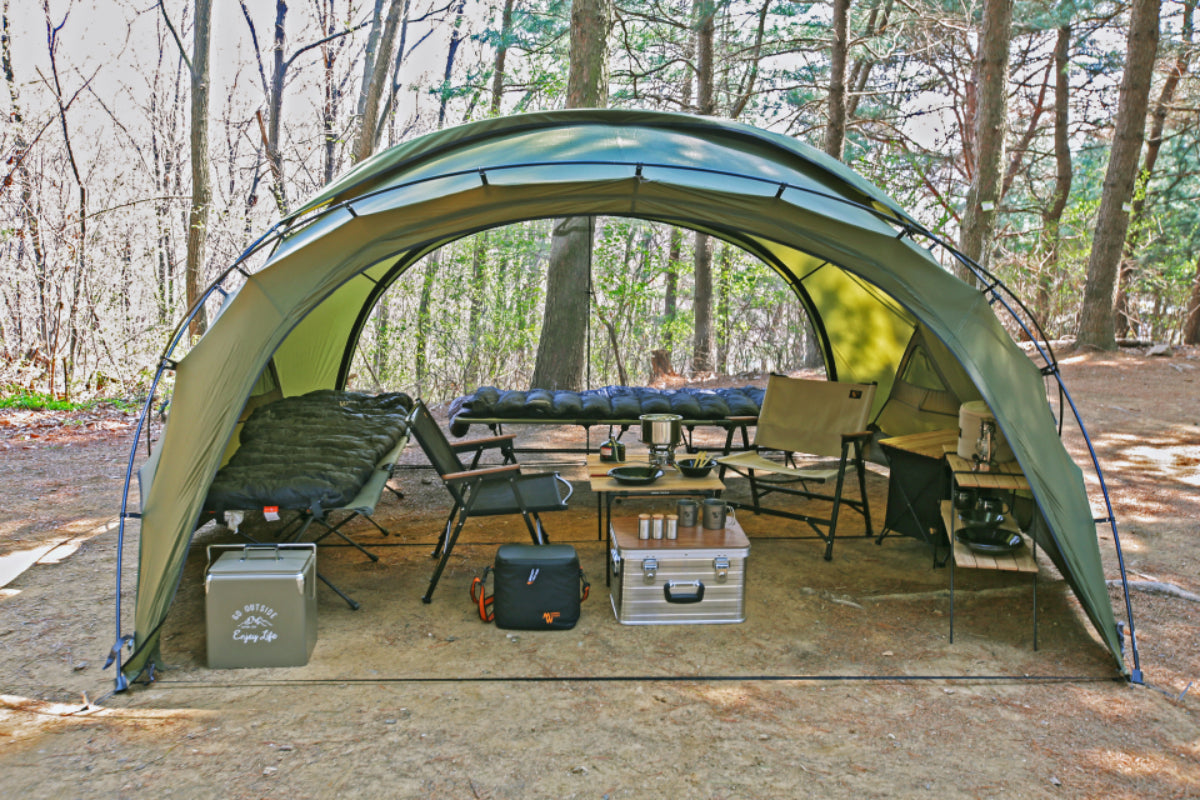 MINIMAL WORKS shelterg シェルターgオリーブ メッシュ付き ミニマル