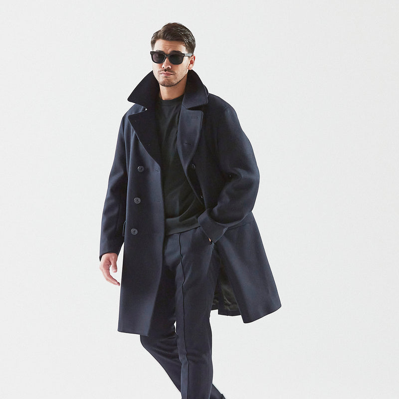 干場別注モデル】Optima16.5 Merino Jersey オーバーサイズPコート