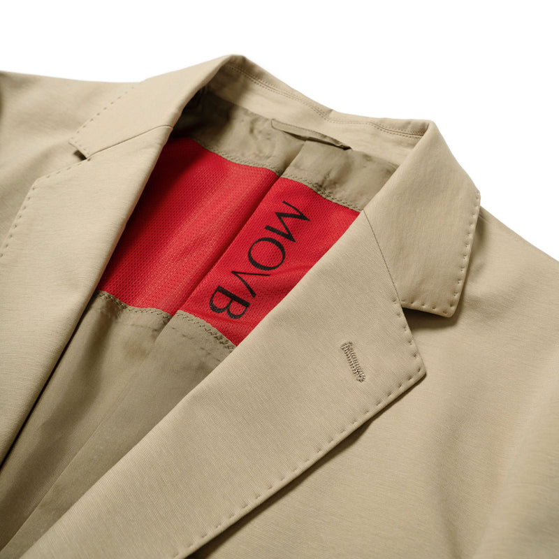 Duplex Cotton Jersey シングル2Bノッチド・トラベルジャケット