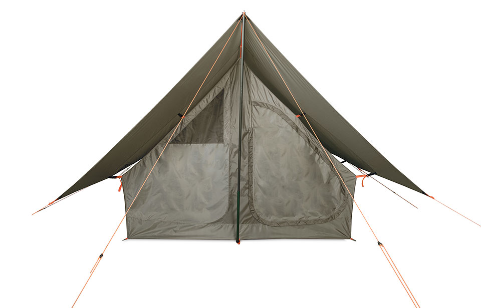 ファミリーのミニマムキャンプに新スタイル＜ニーモ DARK TIMBER 4P