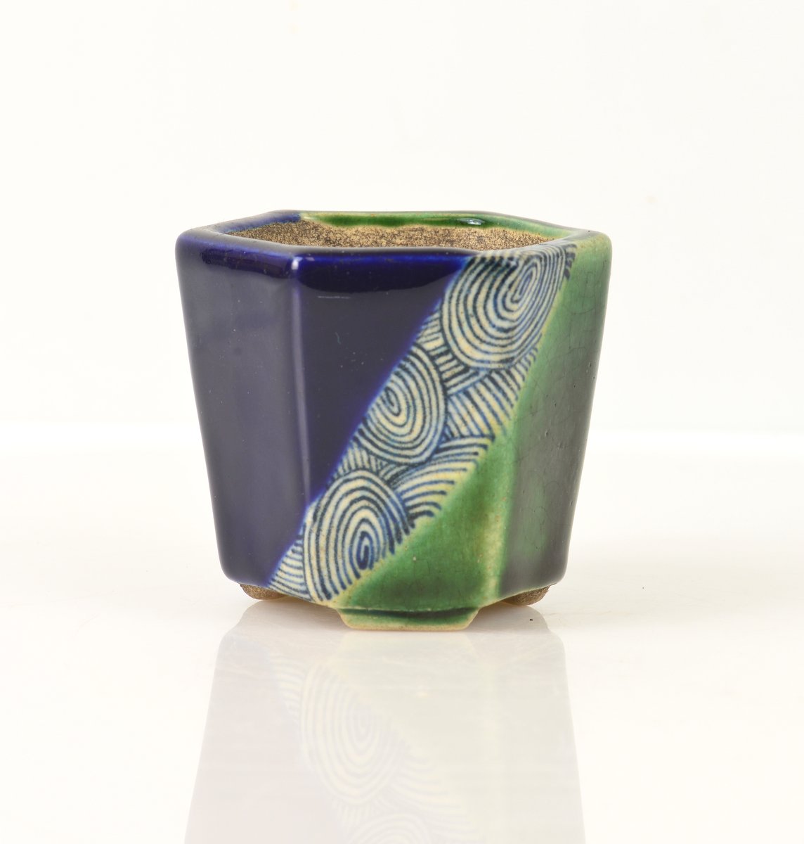 Tokoname Bonsai Pot - Terahata Satomi (寺畑さとみ) - miniSatsuki