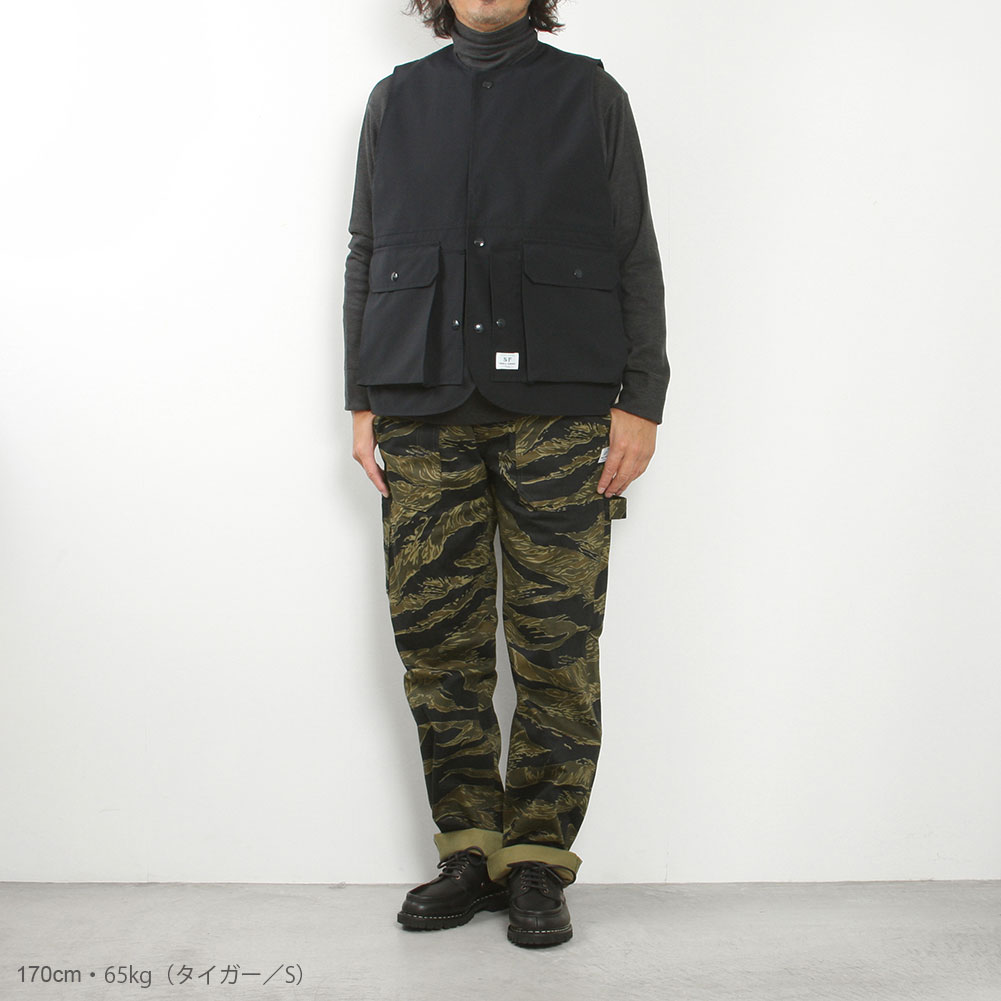 SASSAFRAS[ササフラス]Fall Leaf Gardener Pants Tiger Twill SF
