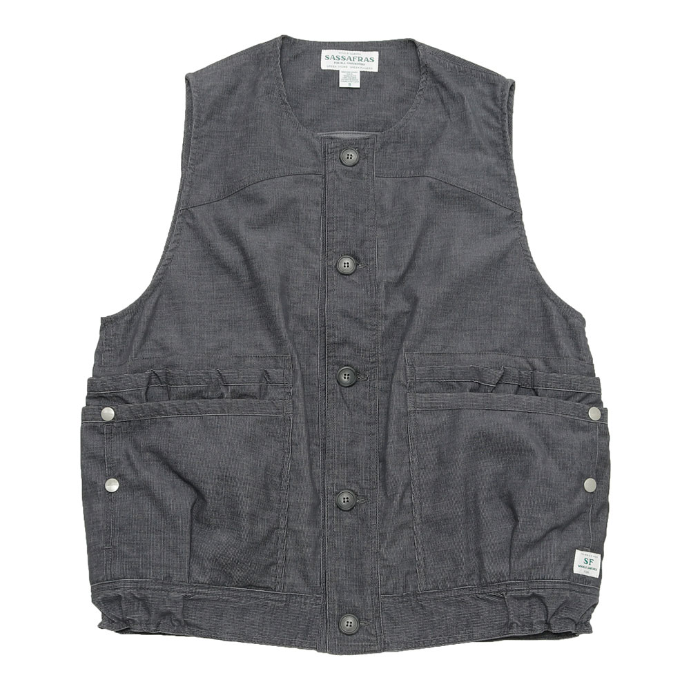 SASSAFRAS[ササフラス]Overgrown Hiker Vest SF-231990 << MIDLAND