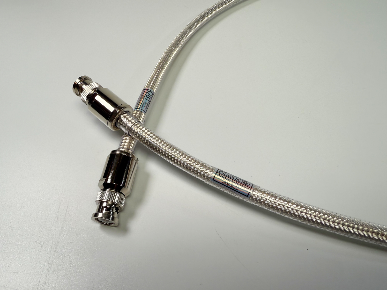 PULSAR50 Mk2 極太純銀50Ω 10Mクロックケーブル発売のお知らせ