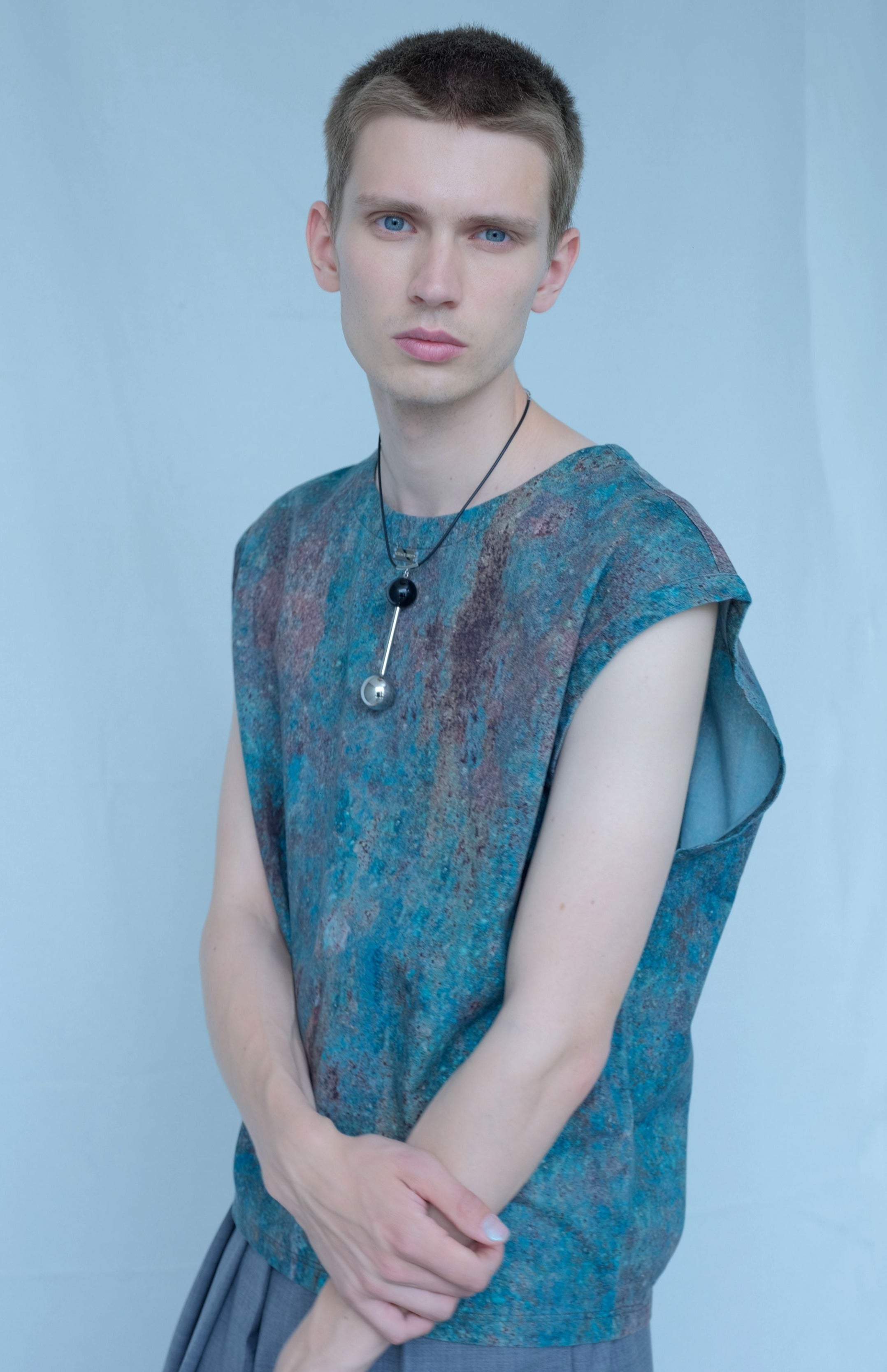 Sabi” Denim Tank Top – MIKAGE SHIN