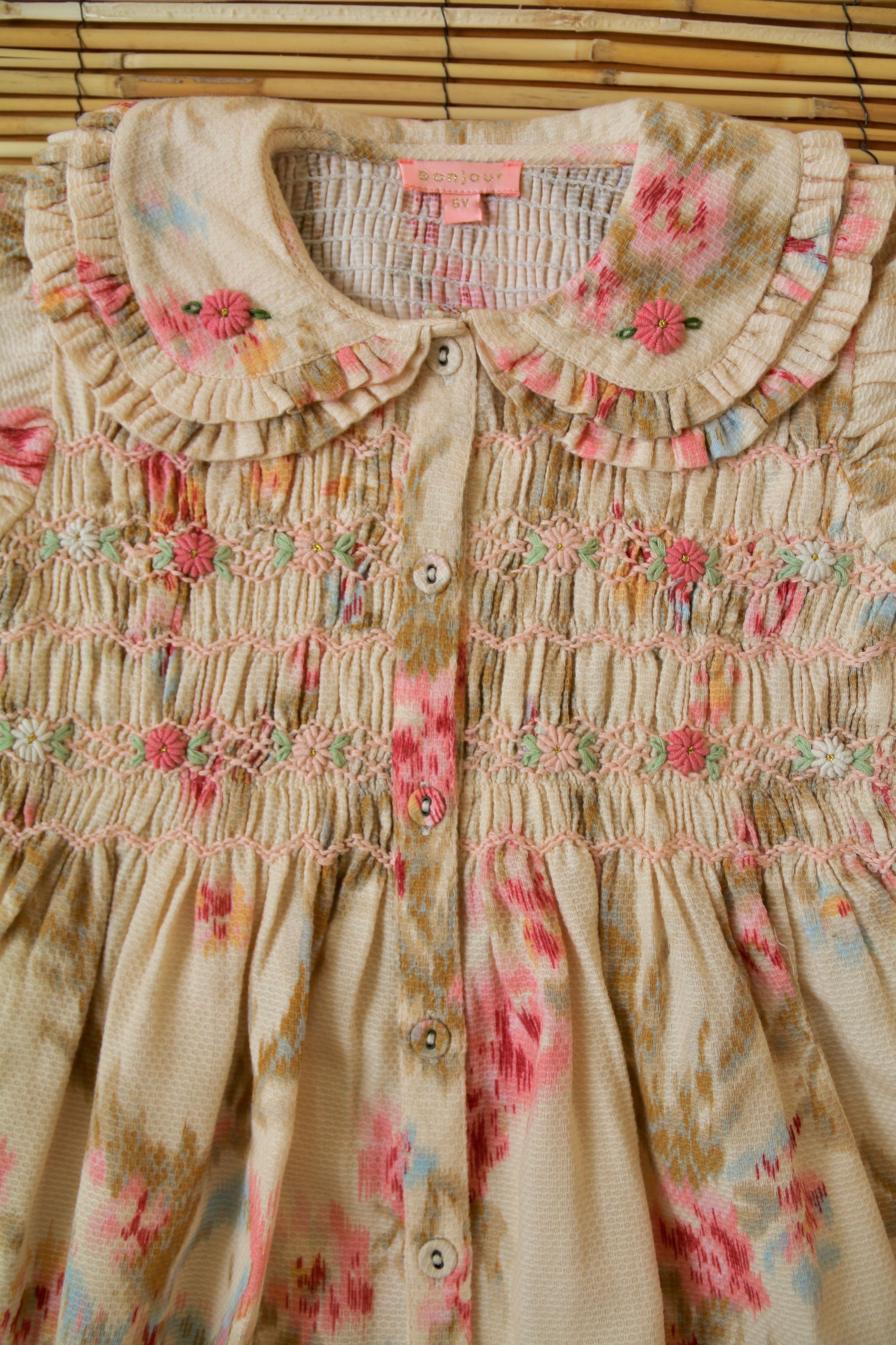 BONJOUR DIARY ROMANTIC DRESS / ANTOINETTE PRINT - Milk + Bots