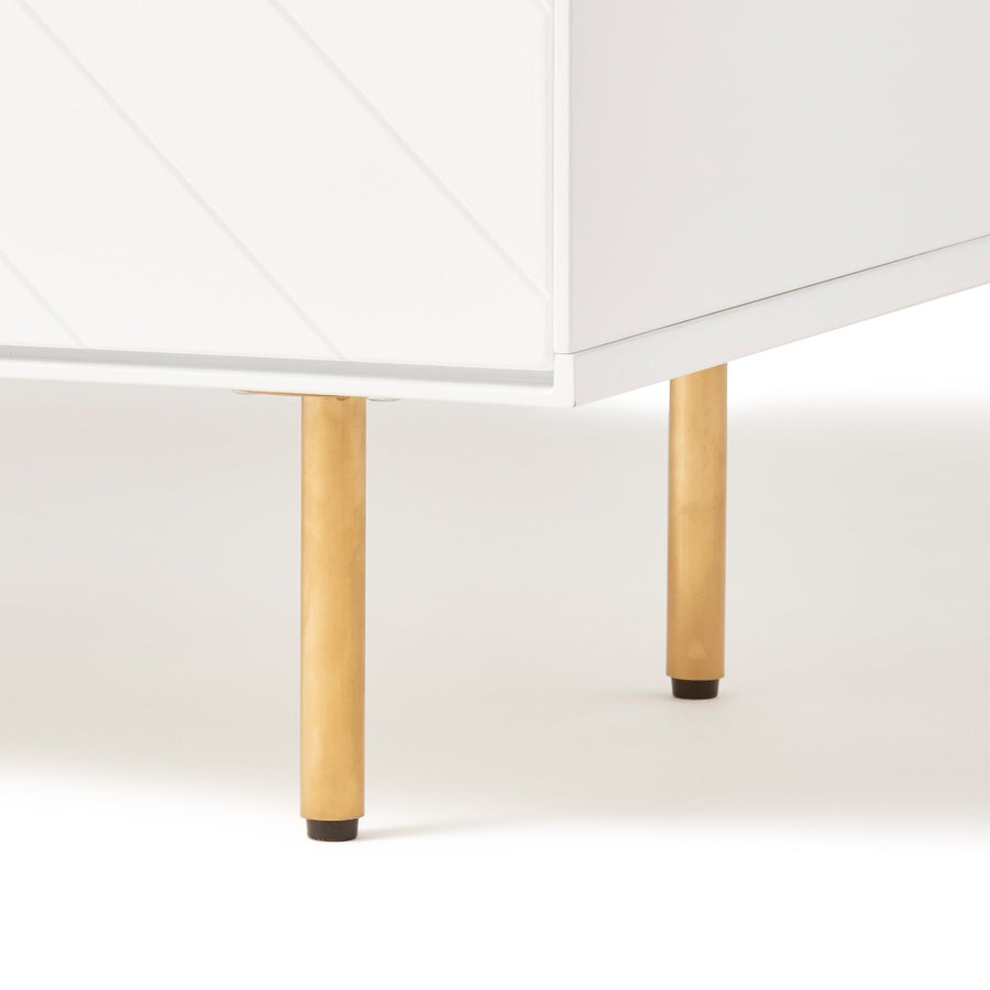 Francfranc(フランフラン) ソルティール サイドボード ホワイト（W1200