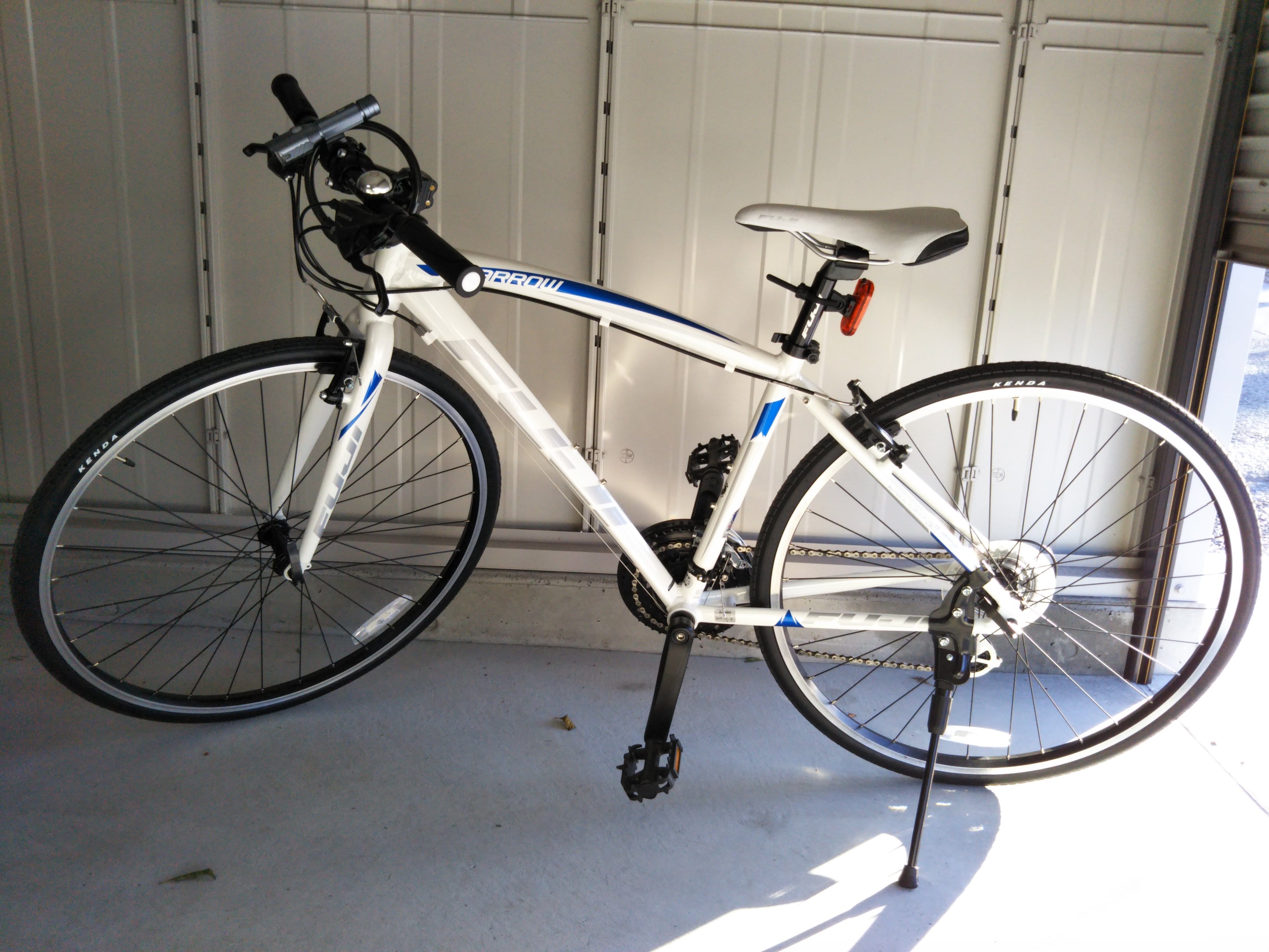 引き取り限定 FUJI SPARROW クロスバイク ブルー 引き取り限定 FUJI