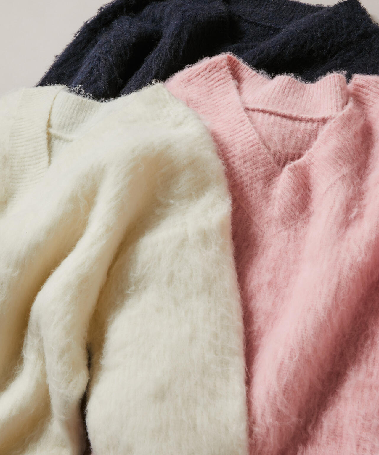 Vネック起毛ニット | N. Natural Beauty Basic*（エヌ ナチュラル