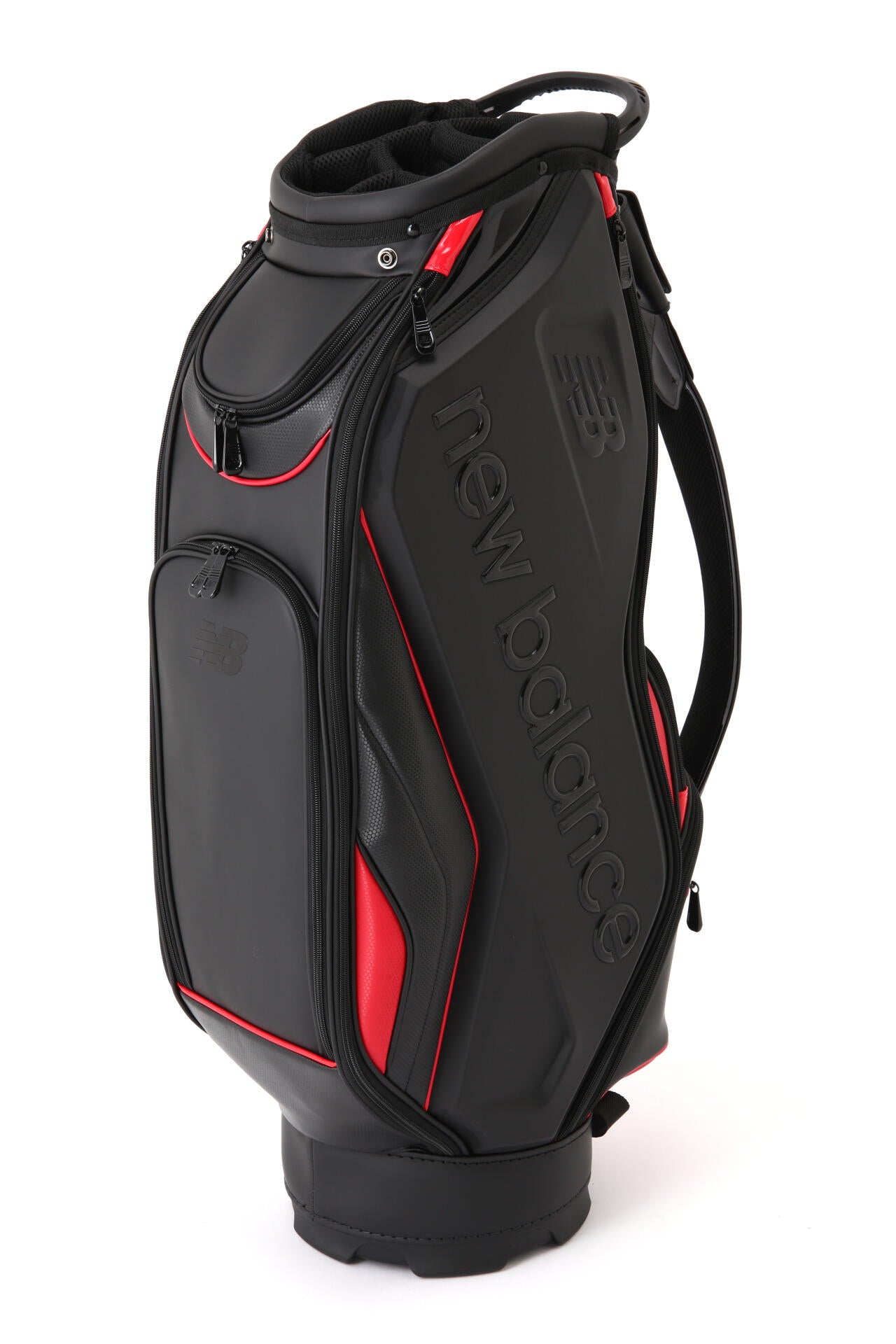 マットPU×エンボスPU×エナメル キャディバッグ(46インチ対応)(9型