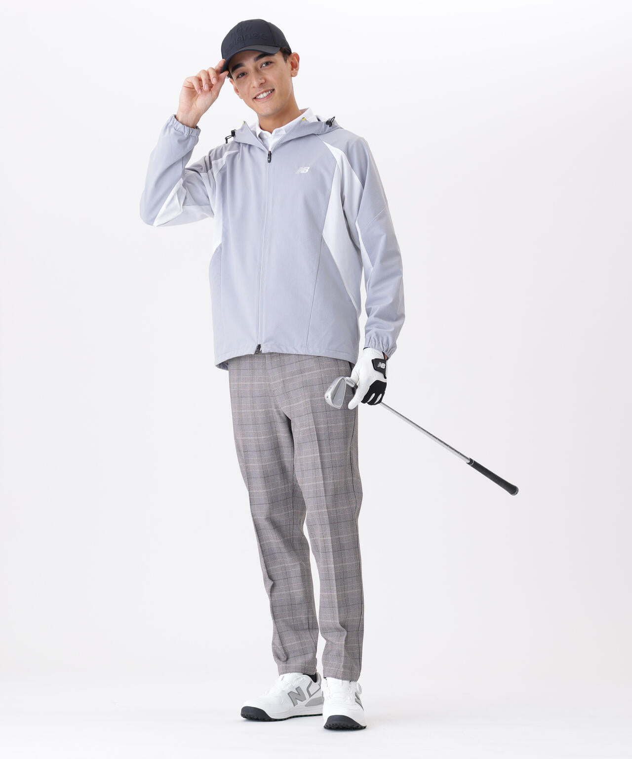 グレンチェック柄 ワイド テーパード ロングパンツ (MENS) | new