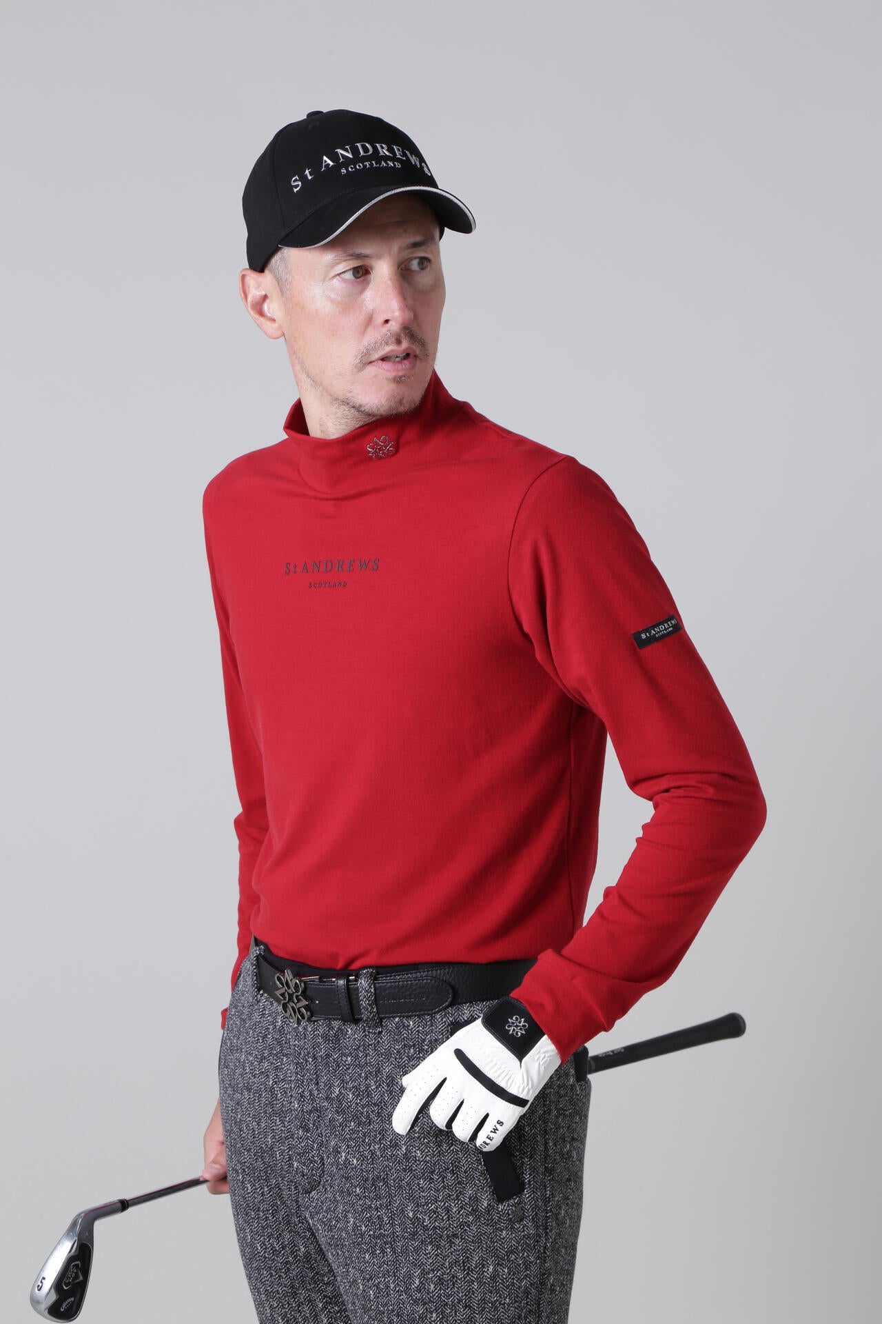 ソリストヒート ベア天竺長袖ハイネックカットソー (MENS) | St