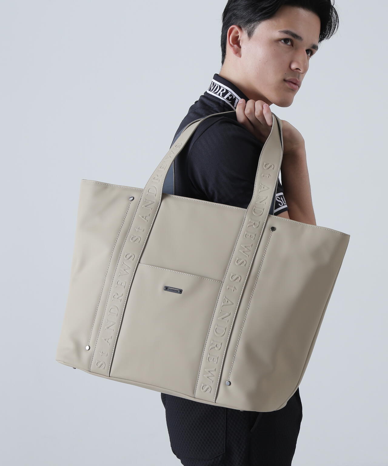 合皮エンボストートバッグ (UNISEX) | St ANDREWS（セント