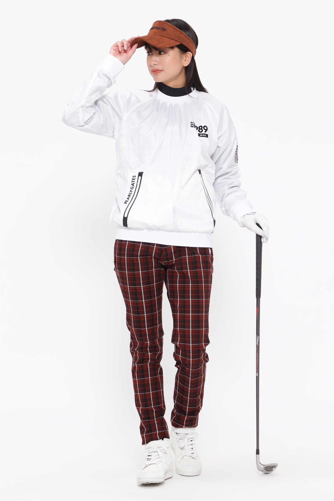 コットンストレッチドビー 5ポケットパンツ ＜CHECKシリーズ