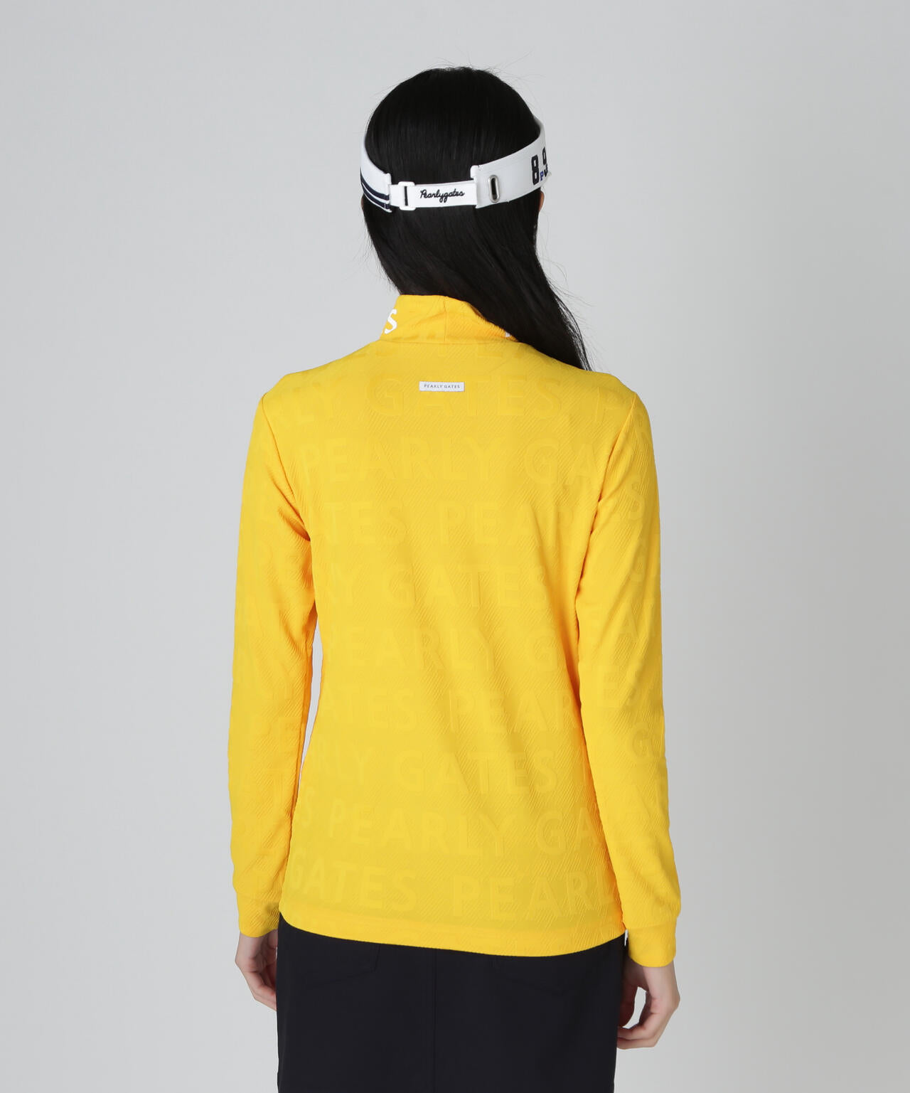 3Dベアジャガードハイネックカットソー | PEARLY GATES（パーリー