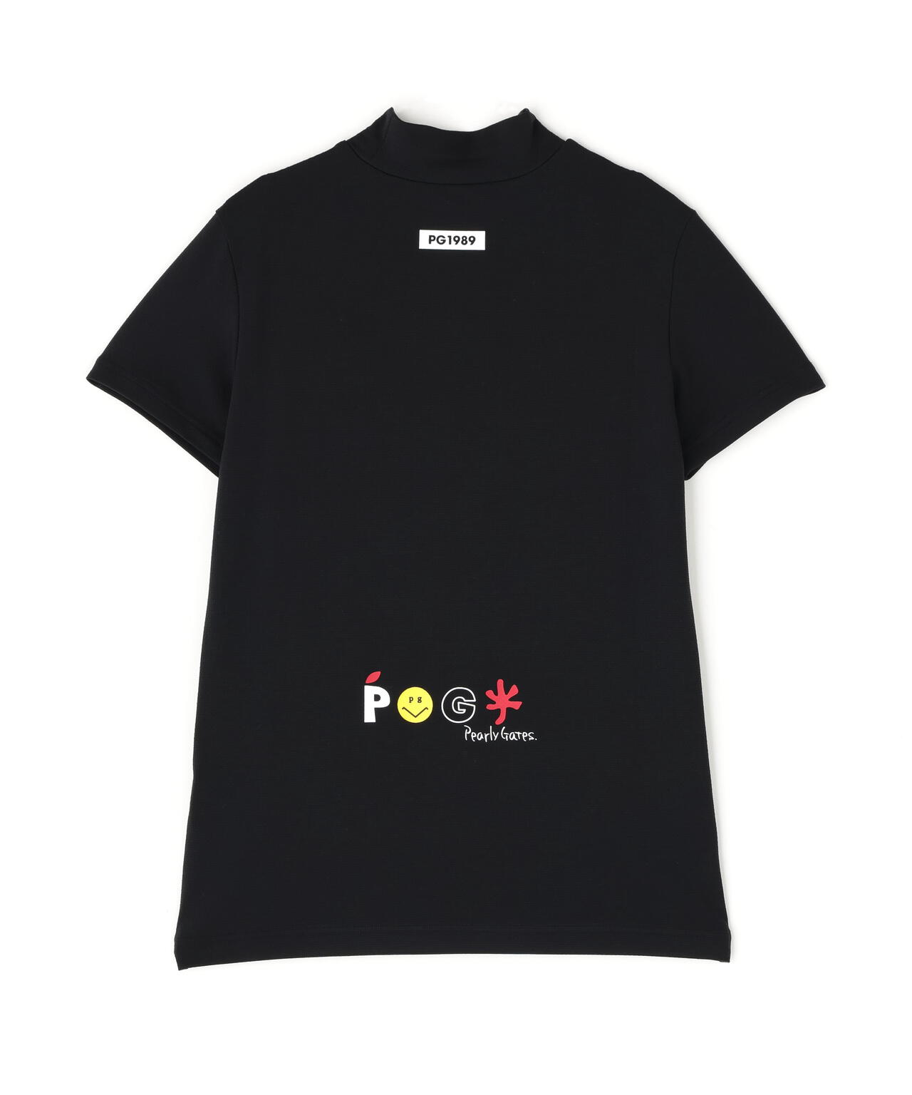 ベア疑似メッシュ半袖モックネックカットソー | PEARLY GATES