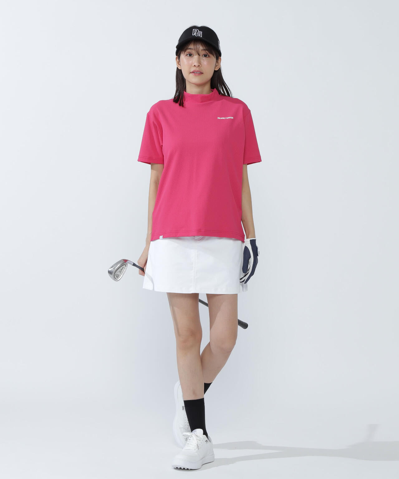 ビュークール半袖ハイネックカットソー | PEARLY GATES（パーリー