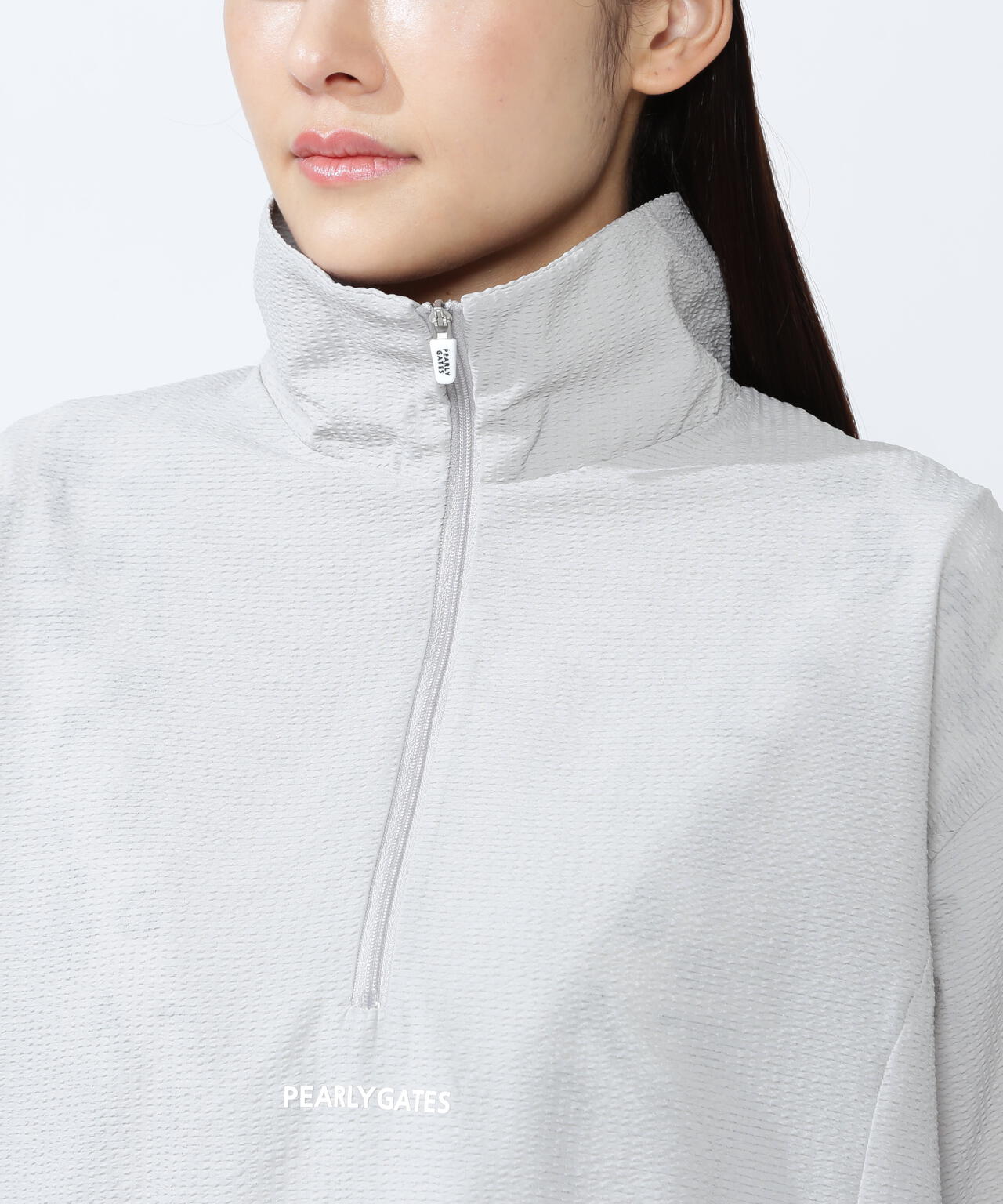 プライムフレックス×DotAir 5分袖ハーフジップ | PEARLY GATES