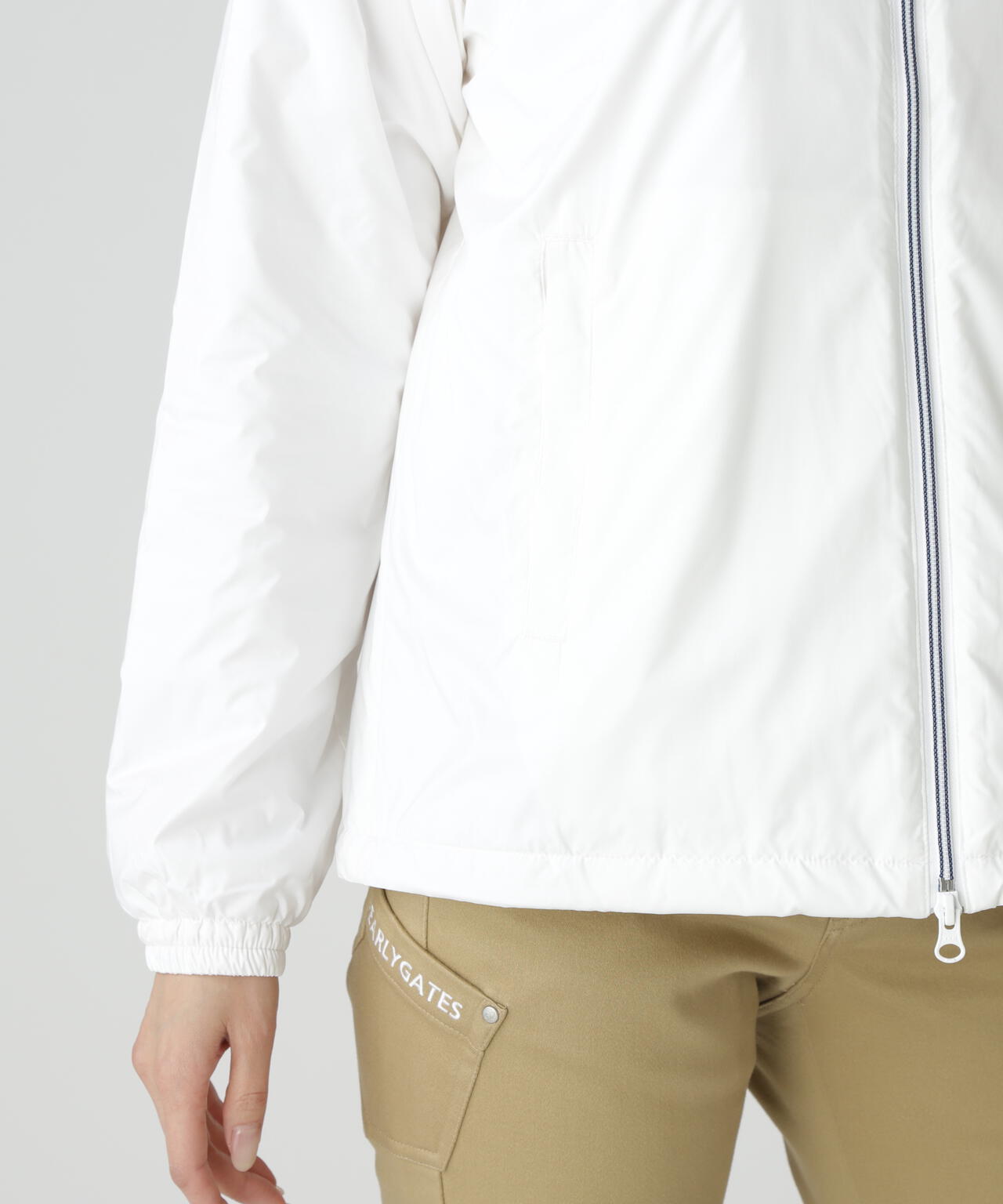 Peミニリップ中綿ジップアップブルゾン | PEARLY GATES（パーリー