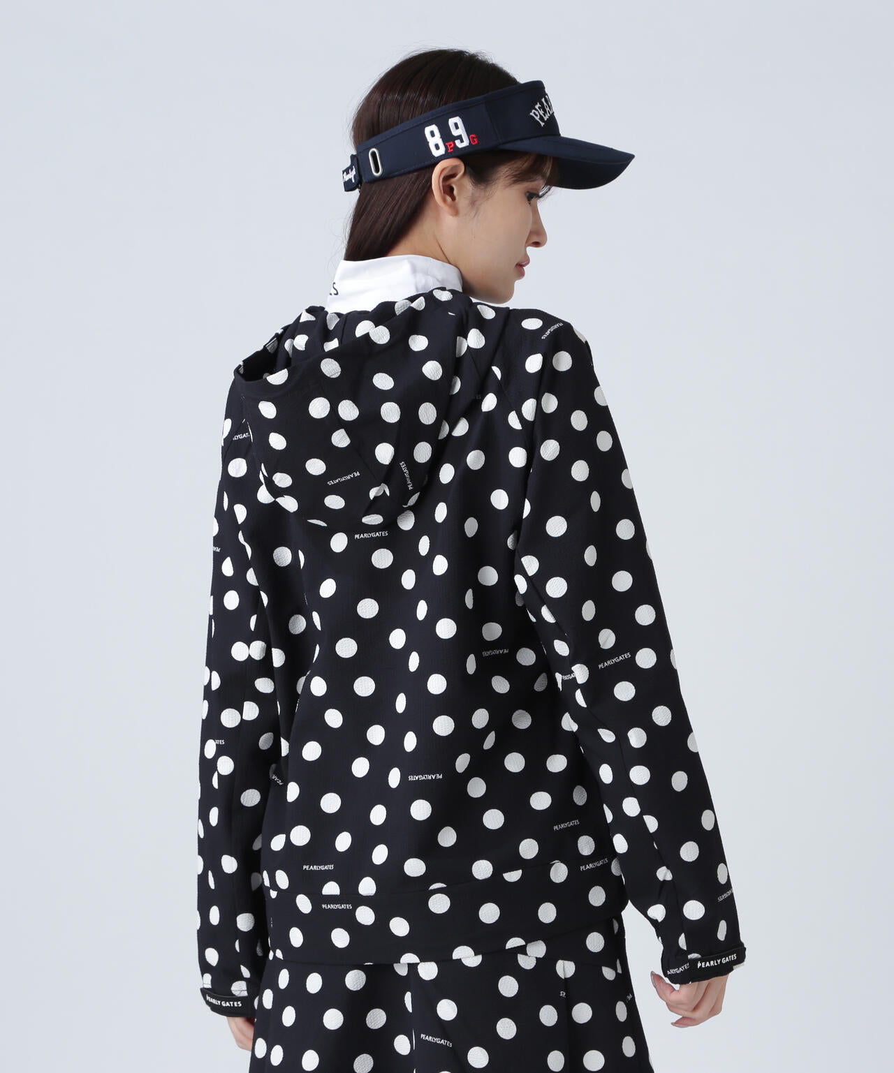 Peストレッチサッカー フルジップフーディ ＜ランダムドット柄