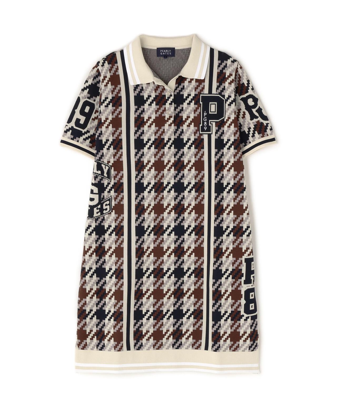 PEARLY GATES チェック柄ポロワンピース PEARLY GATES（パーリーゲイツ
