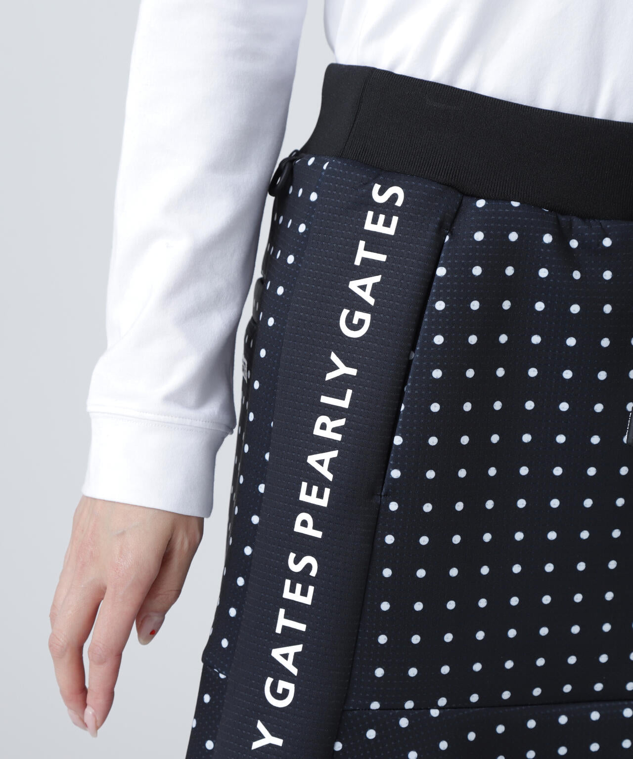 ダブルフェイススカート ＜ミニドット柄＞ | PEARLY GATES（パーリー