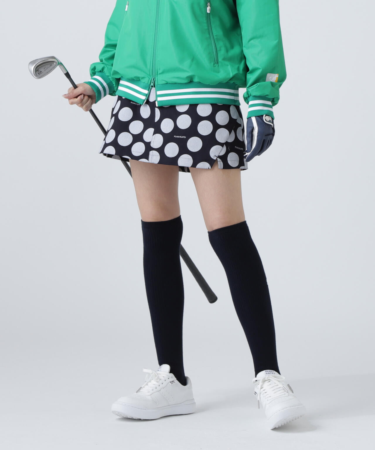 C/Peストレッチドビーツイルスカート ＜ランダムドット柄＞ | PEARLY