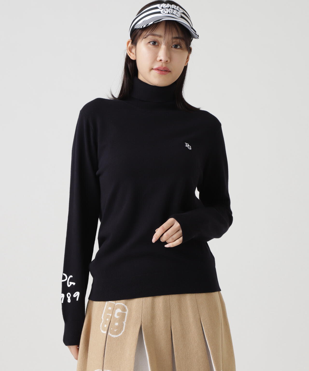 カシミヤタッチタートルネックニットプルオーバー | PEARLY GATES