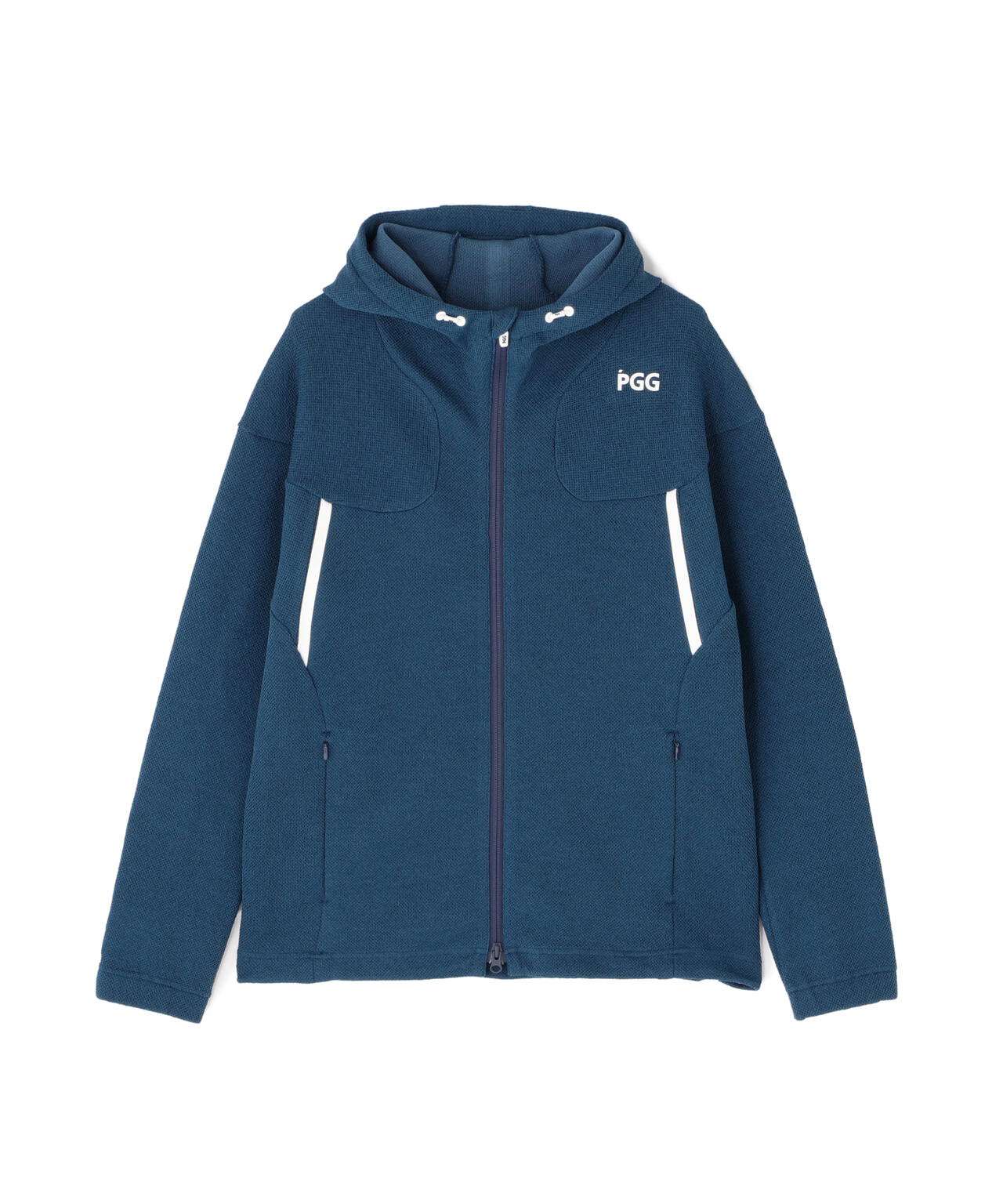 PGG】【直営店舗&公式オンライン限定】ストレッチデニットフルジップ