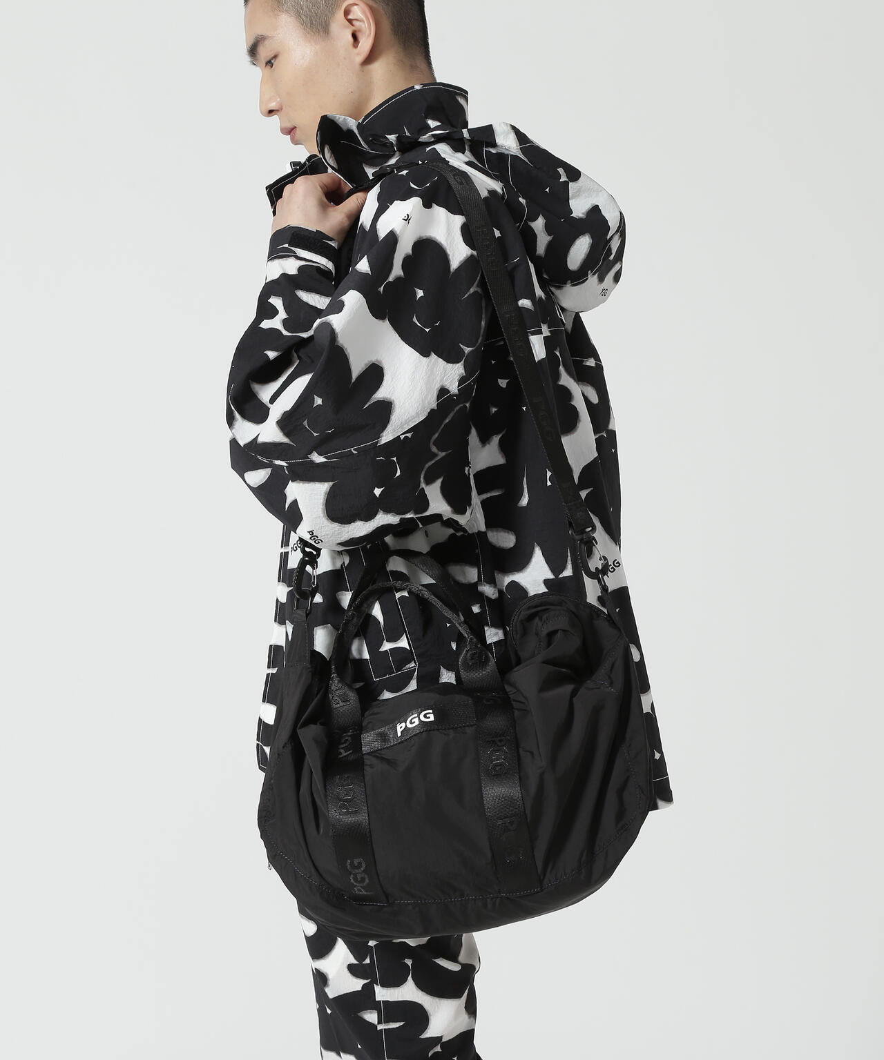 〓☆新品パーリーゲイツ/MBE タフタナイロン防風パンツ/希少7〓 PGG