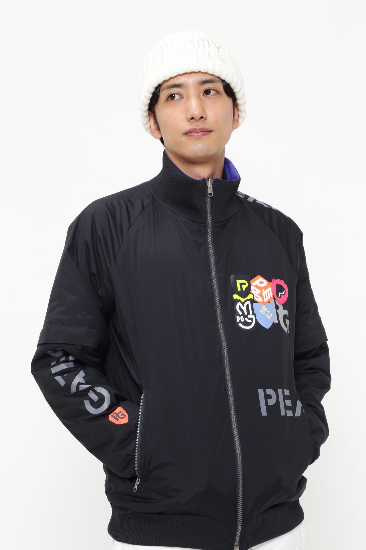 マロン様】パーリーゲイツ リバーシブル ブルゾン トップス 防寒 秋冬