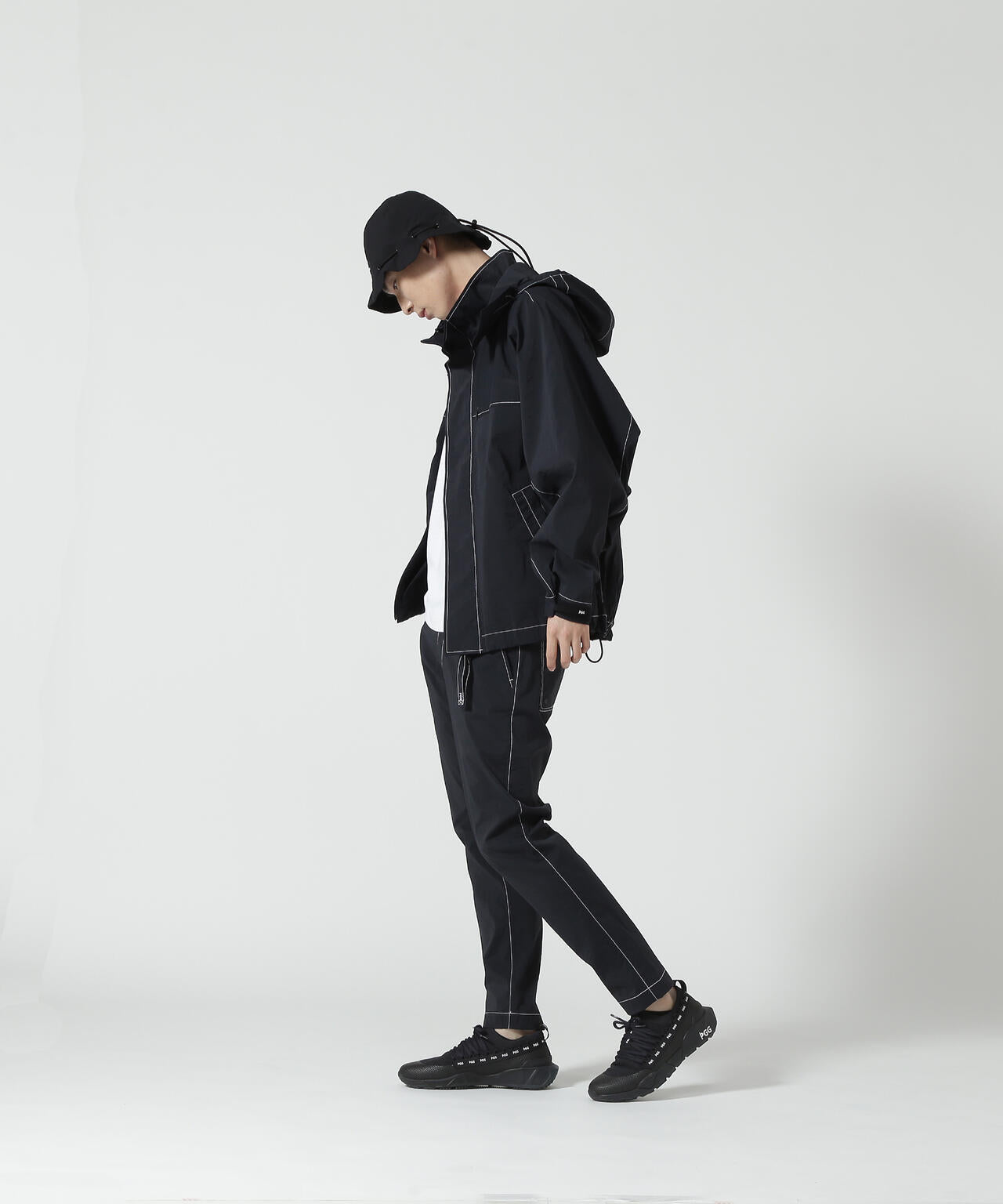 4 パーリーゲイツ シアサッカー Nyタスランドビーストレッチ テック