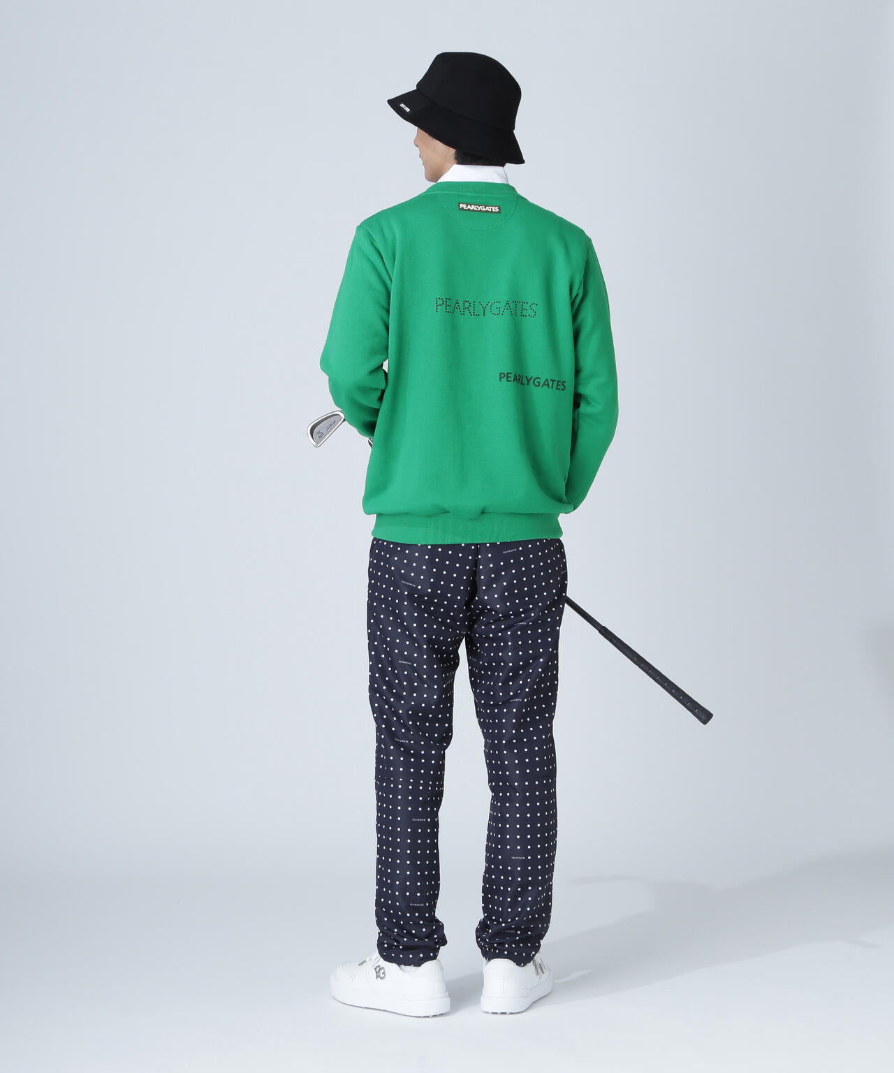 ジグザグ裏毛ジャガードクルーネックスウェットプルオーバー | PEARLY