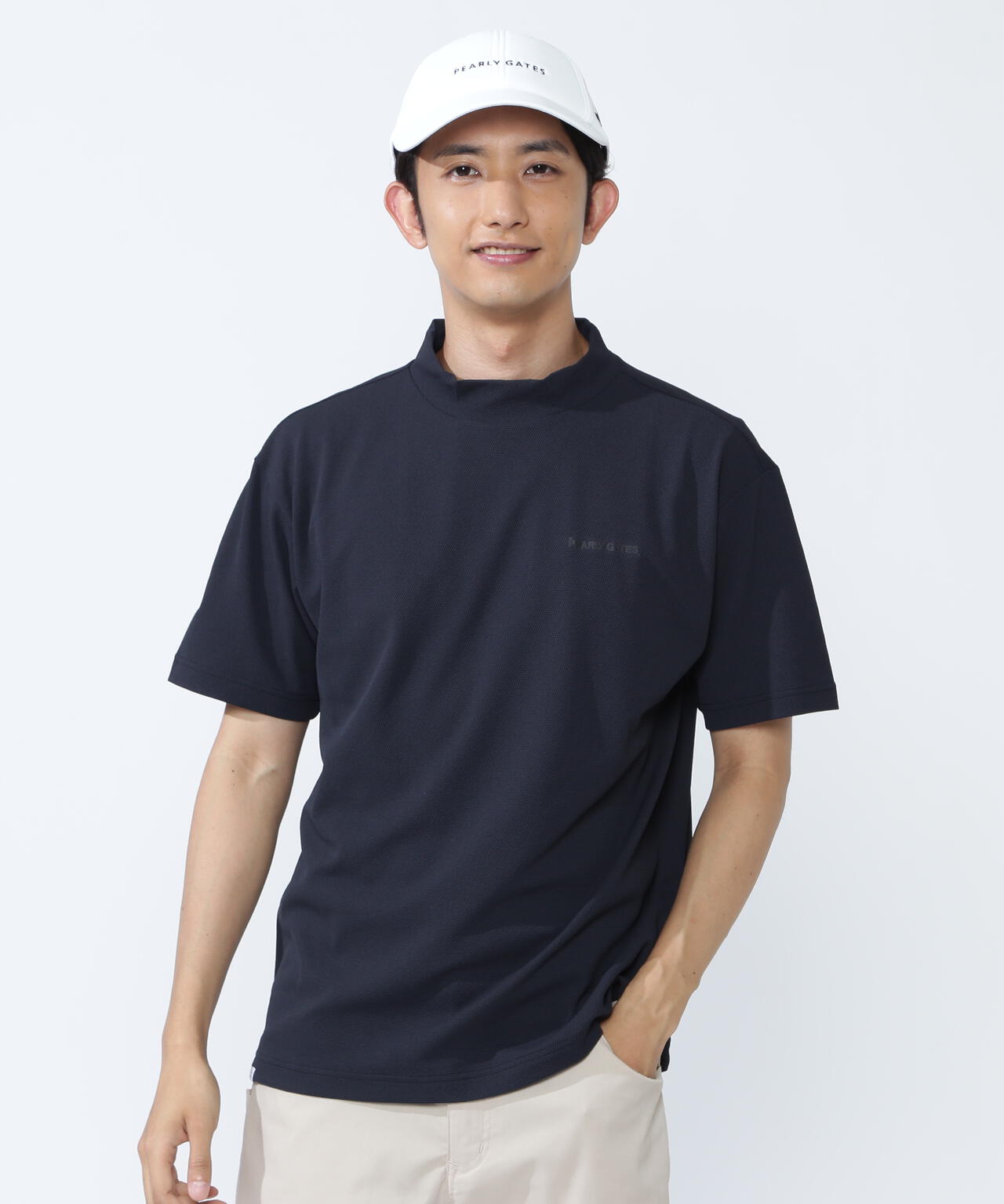 ビュークール半袖ハイネックカットソー | PEARLY GATES（パーリー