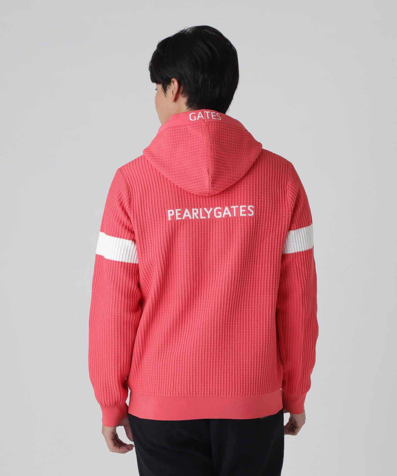 美品 パーリーゲイツ 防風防寒 ニットカーディガン ジップPEARLY