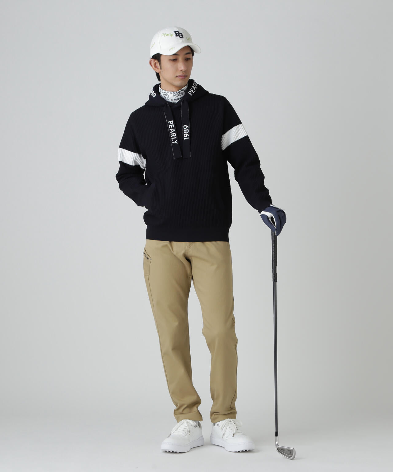 12Gダブルジャガードフーディニットプルオーバー | PEARLY GATES