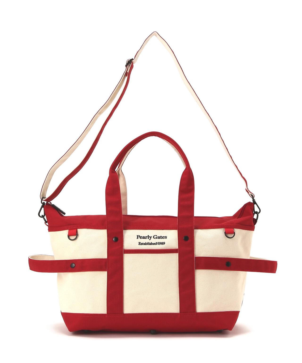 PEARLY GATES トートバッグ ネイビー/ホワイト/レッド PEARLY GATES
