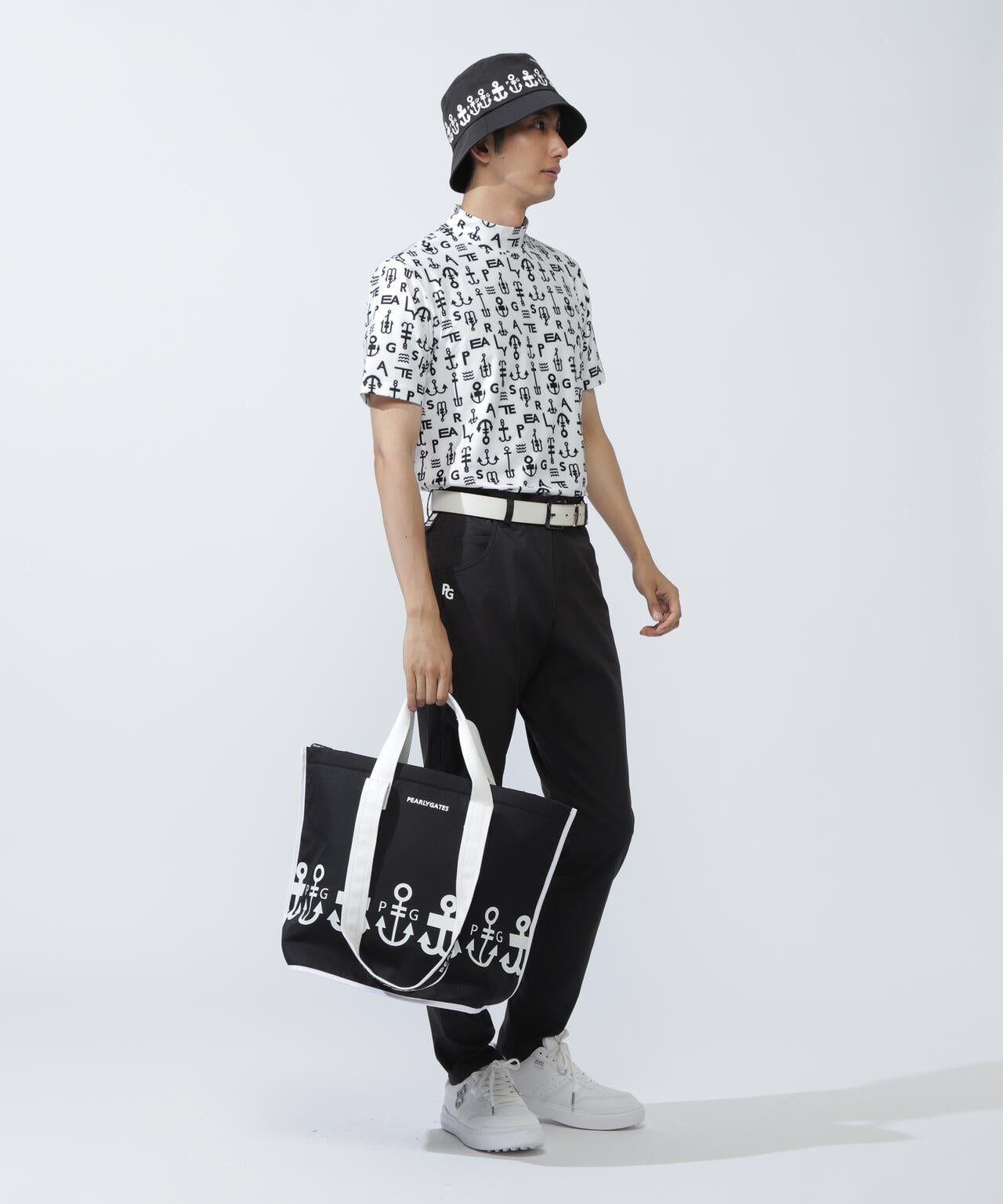 ロゴアンカー柄ロッカーバッグ (UNISEX) | PEARLY GATES（パーリー