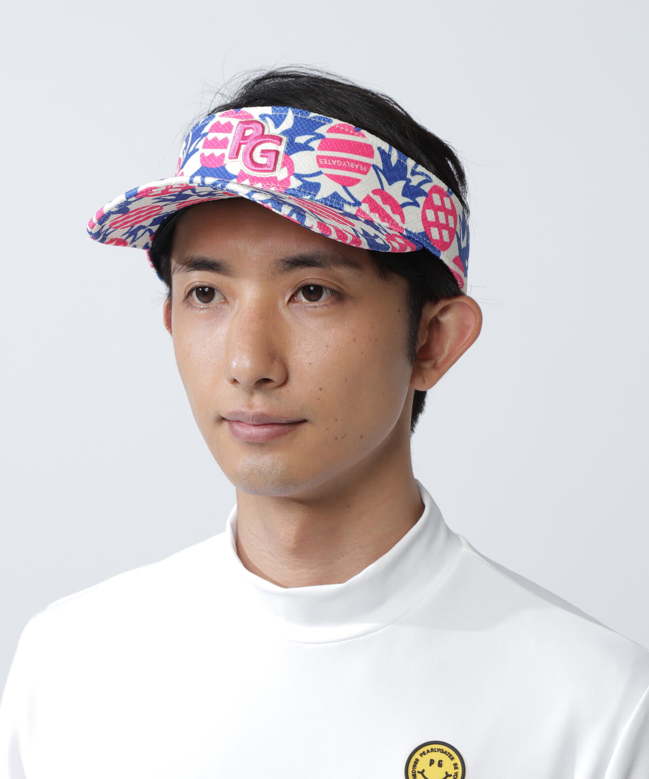 パイナップル柄バイザー (UNISEX) | PEARLY GATES（パーリーゲイツ