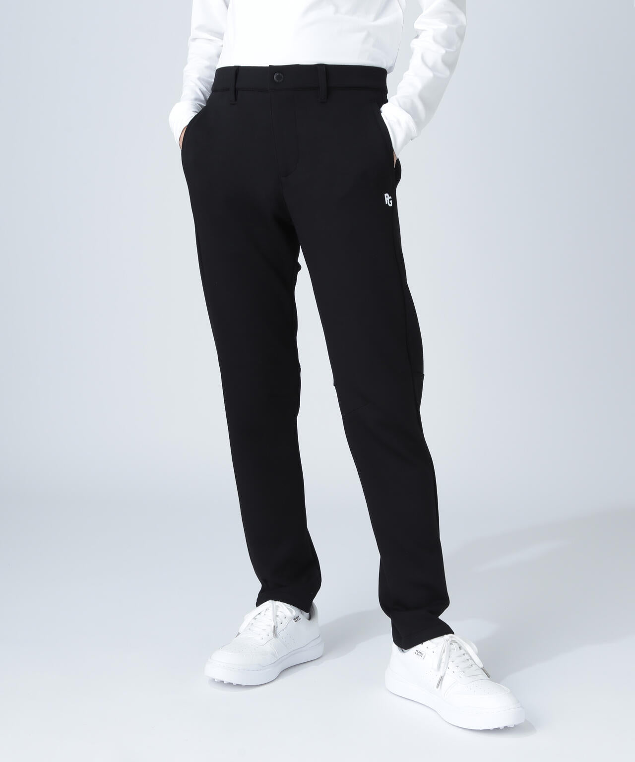 パーリーゲイツ ブラック スウェットパンツ サイズM ツイル裏毛