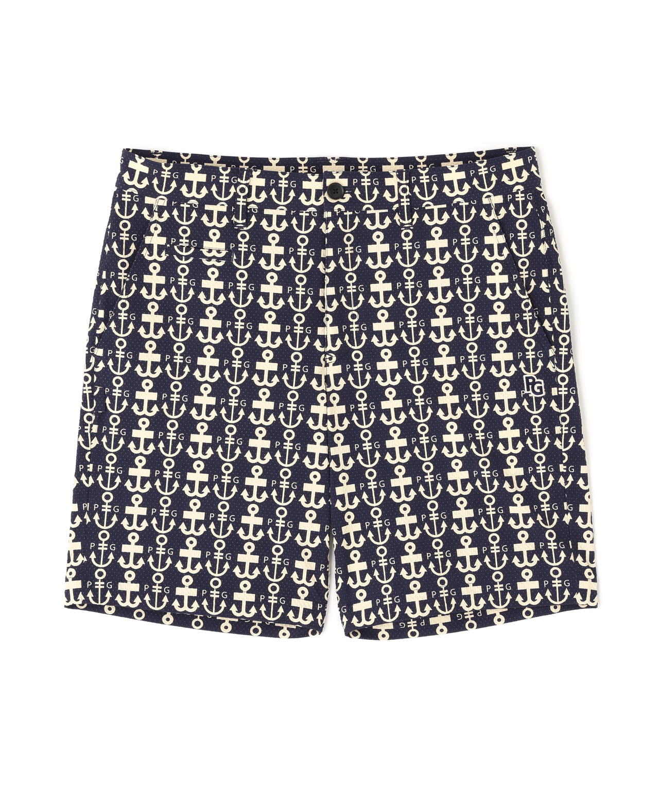 Nyストレッチドビーショートパンツ ＜ロゴアンカー柄＞ | PEARLY GATES