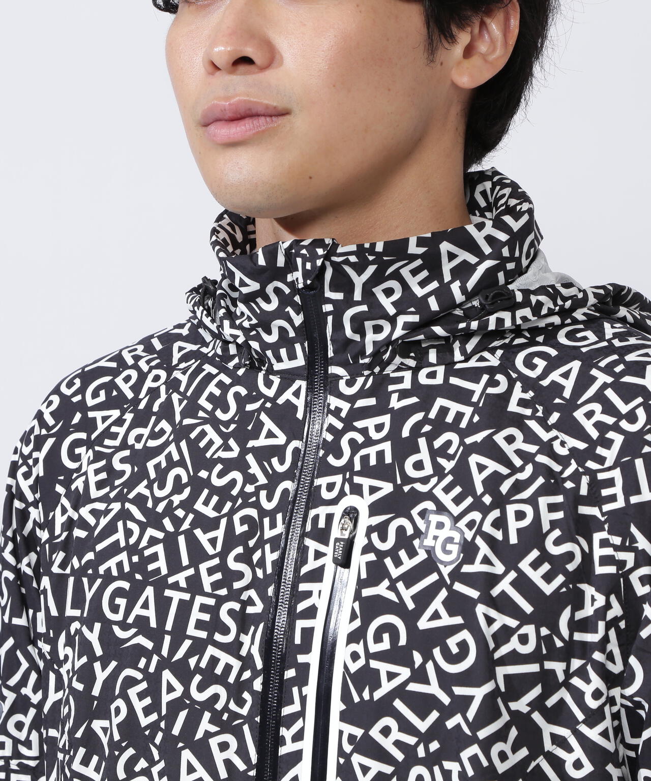 CRAFTEVOフルジップアップレインジャケット ＜ロゴ/千鳥柄＞ (MENS