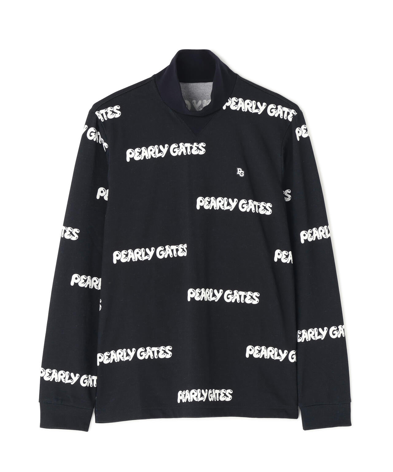 pearly gates Cソロナ裏毛長袖ハイネックカットソー Cソロナ裏毛長袖