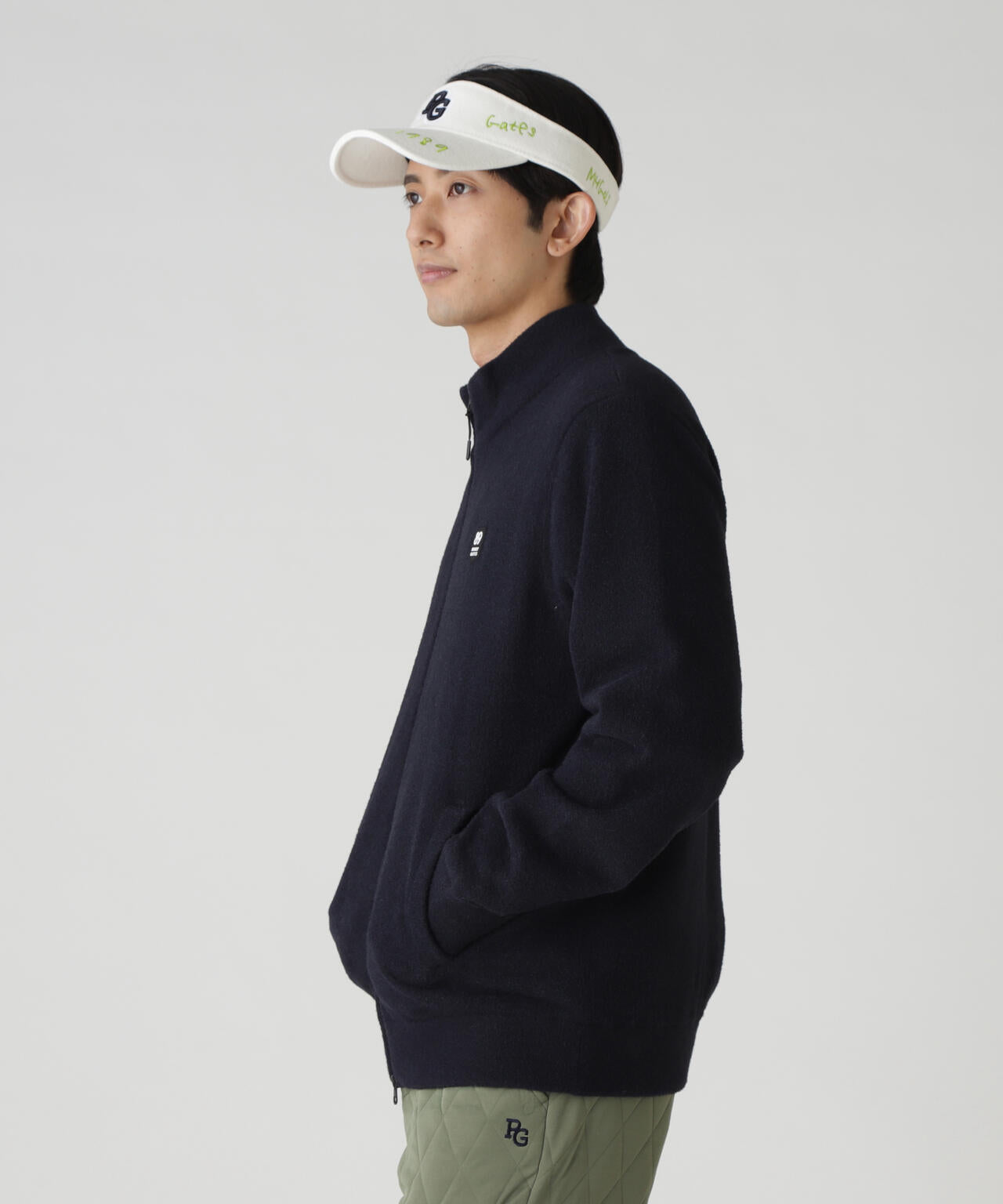 裏付きニットスタンドブルゾン | PEARLY GATES（パーリーゲイツ