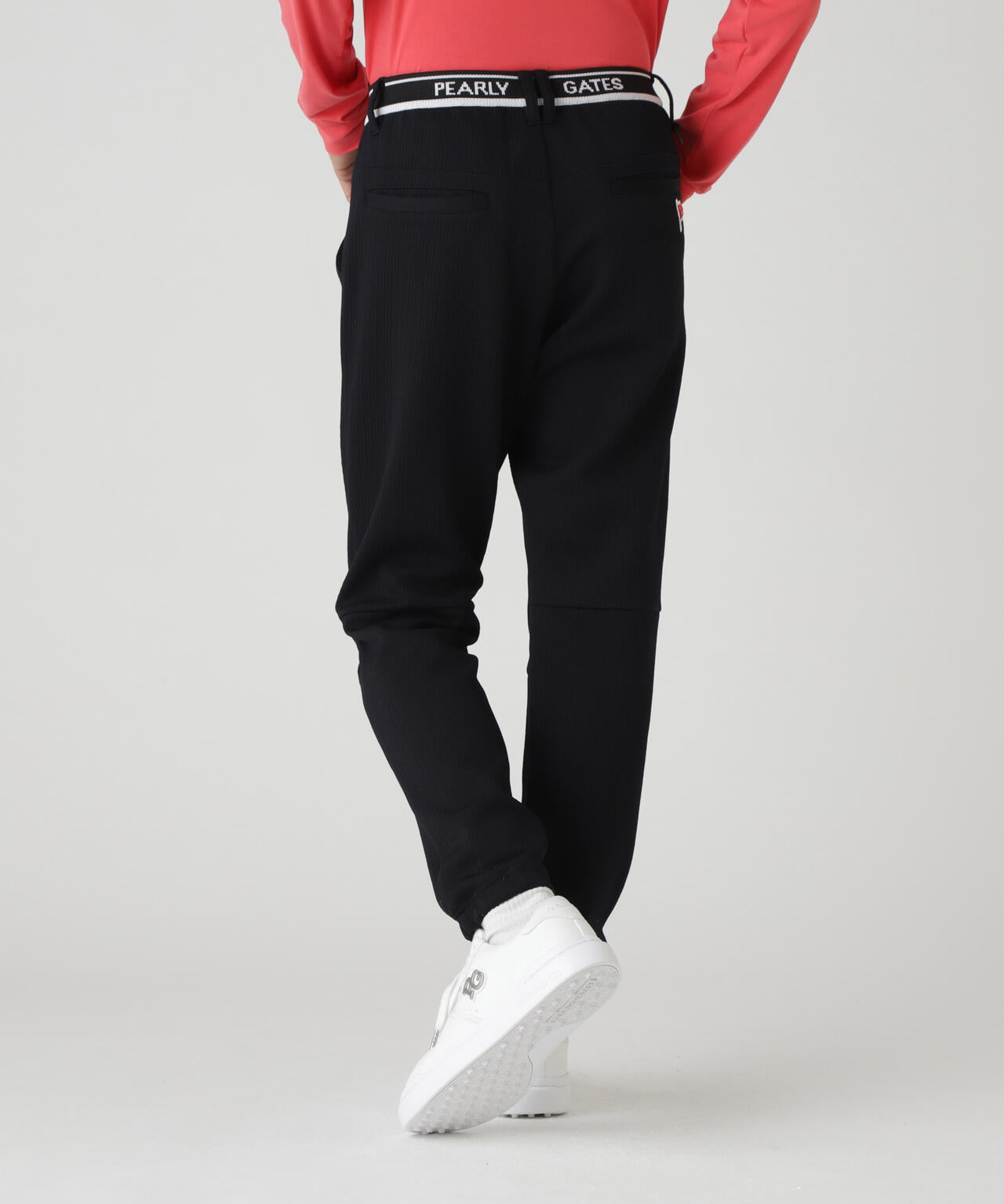 PeストレッチヘリンボーンJQ裏起毛ジョガーパンツ | PEARLY GATES