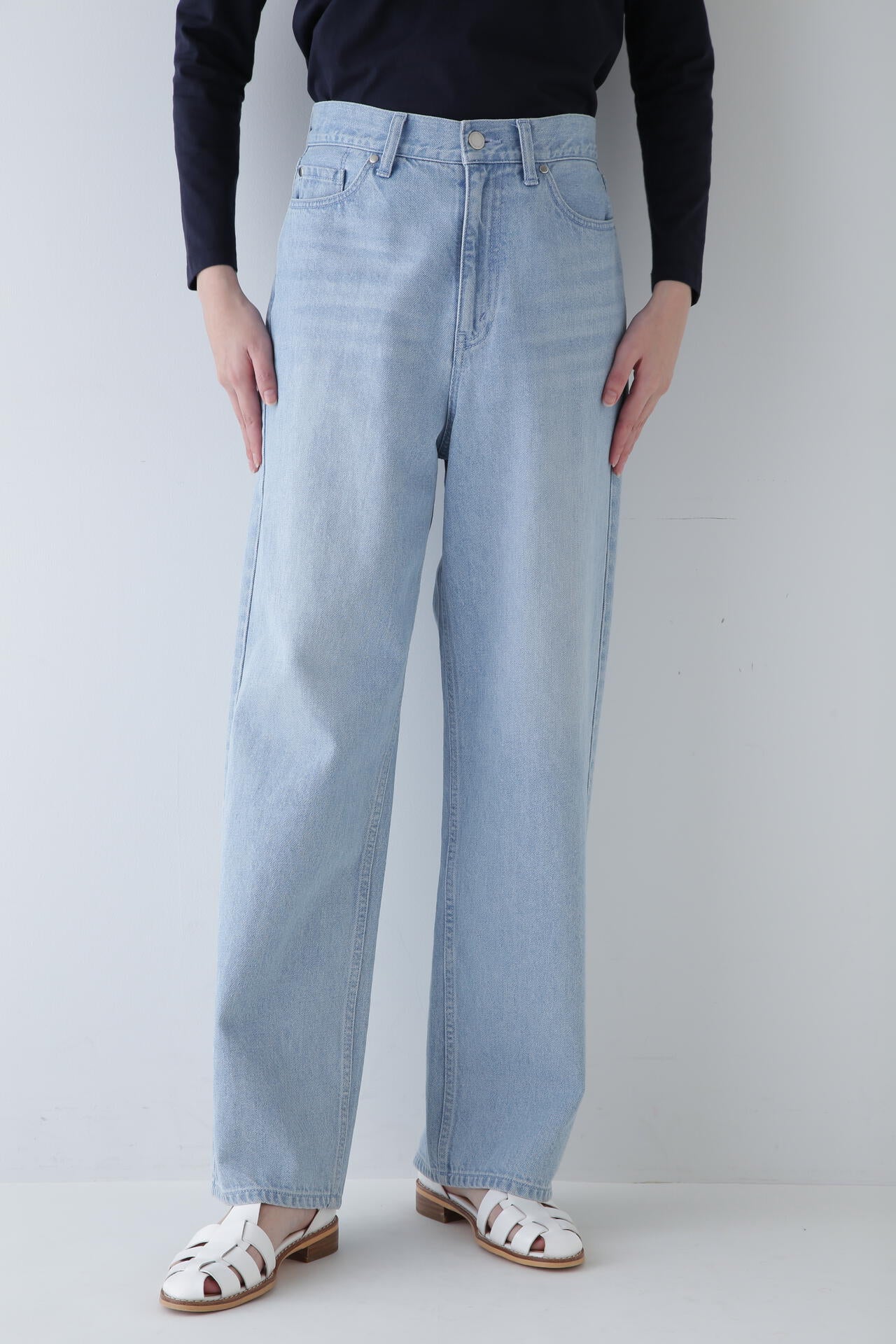 セミワイドデニム | human woman（ヒューマンウーマン） ｜【公式