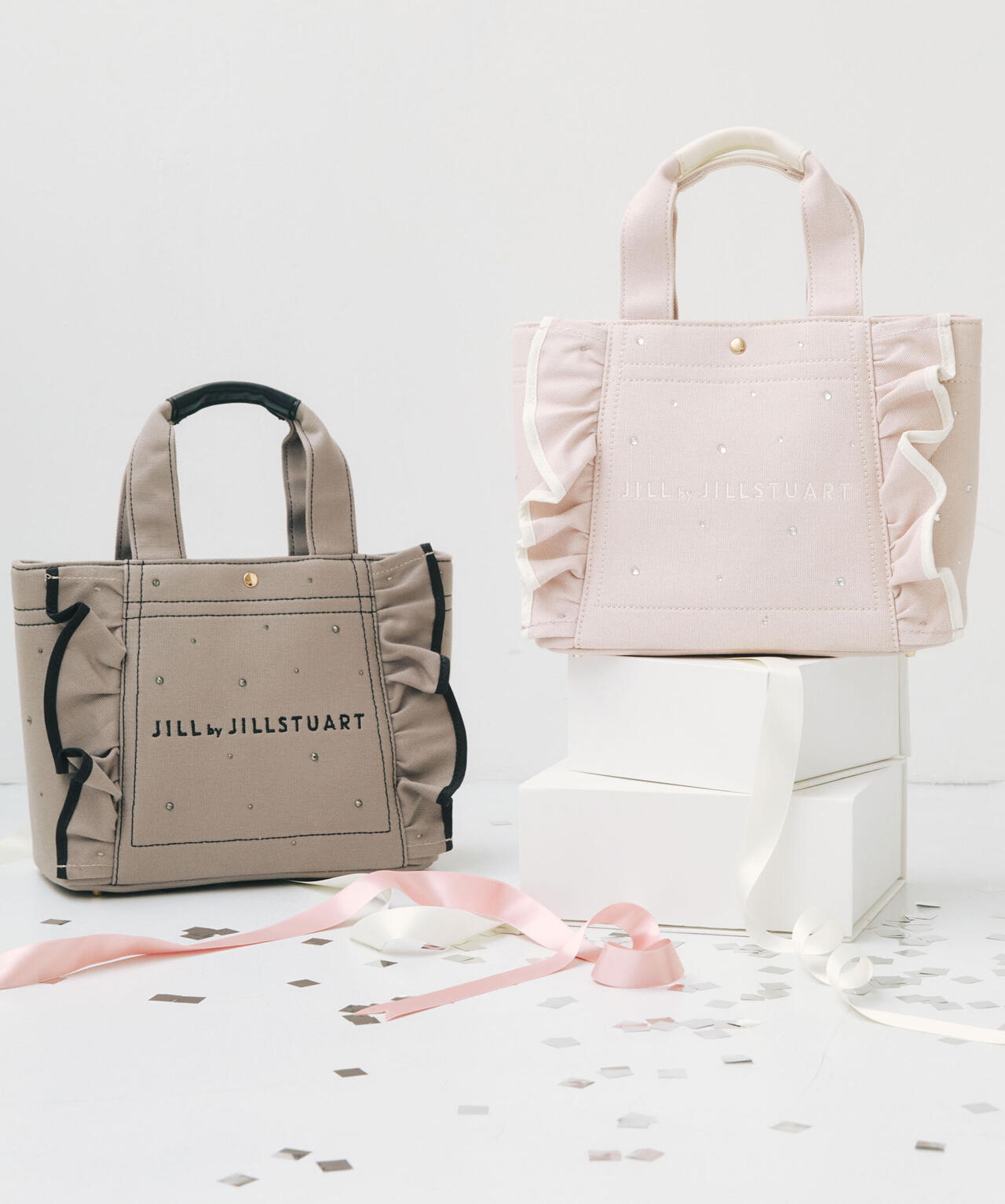 WEB限定：ビジューフリルトート | JILL by JILL STUART（ジル バイ