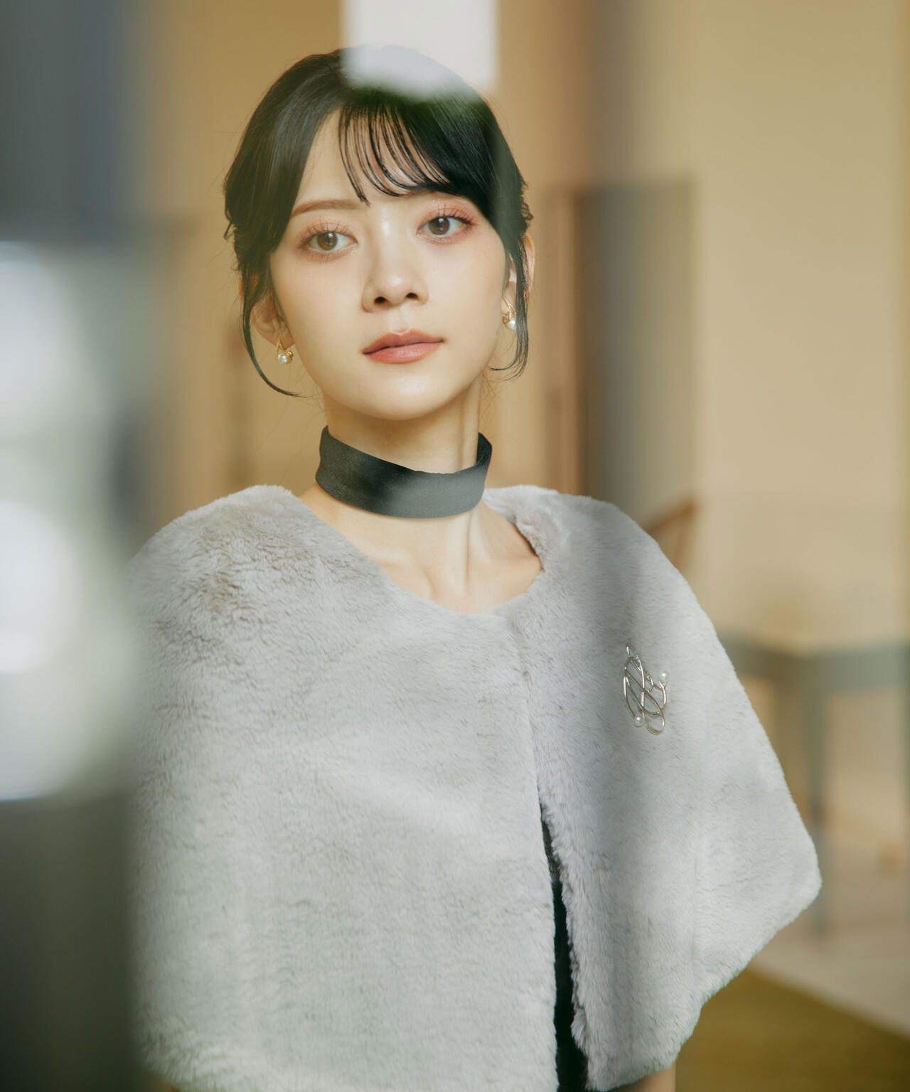 mikuさんコラボ＞フェイクファーケープ | JILL by JILL STUART