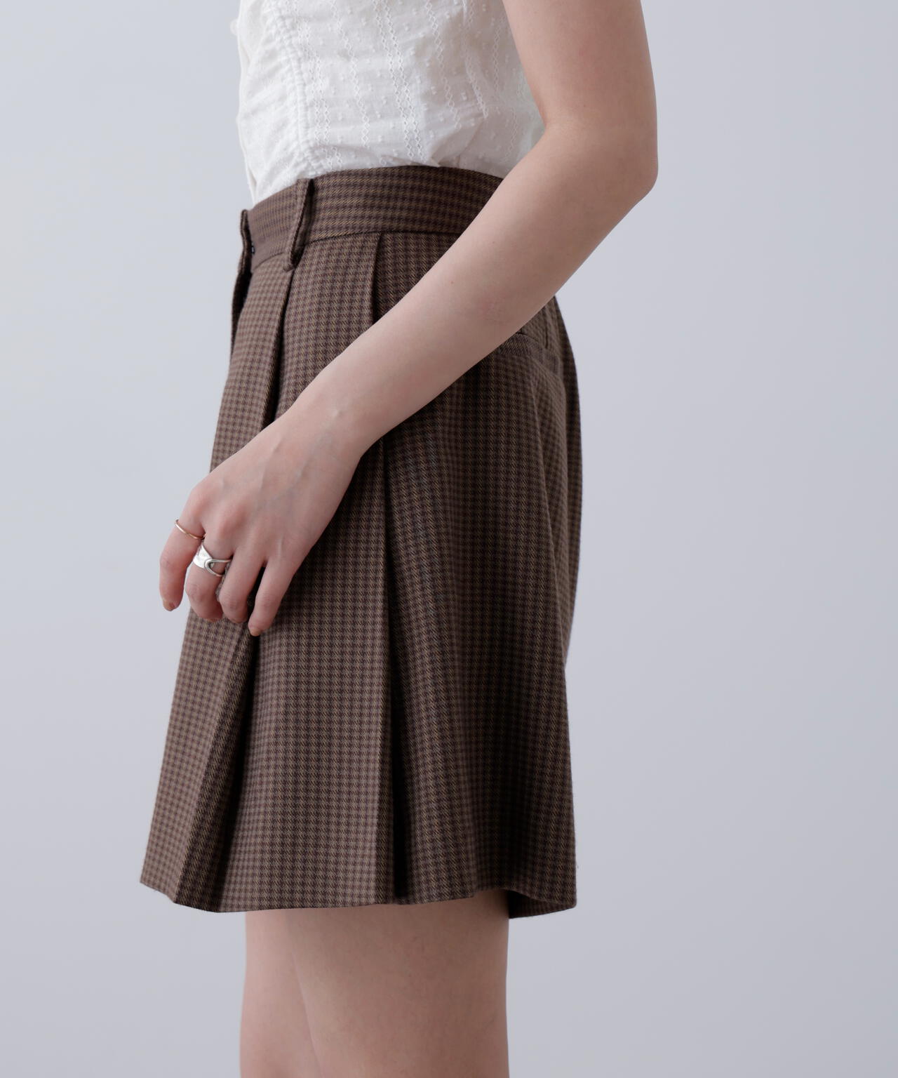 セットアップ対応〉ツータックキュロットパンツ | FREE'S MART